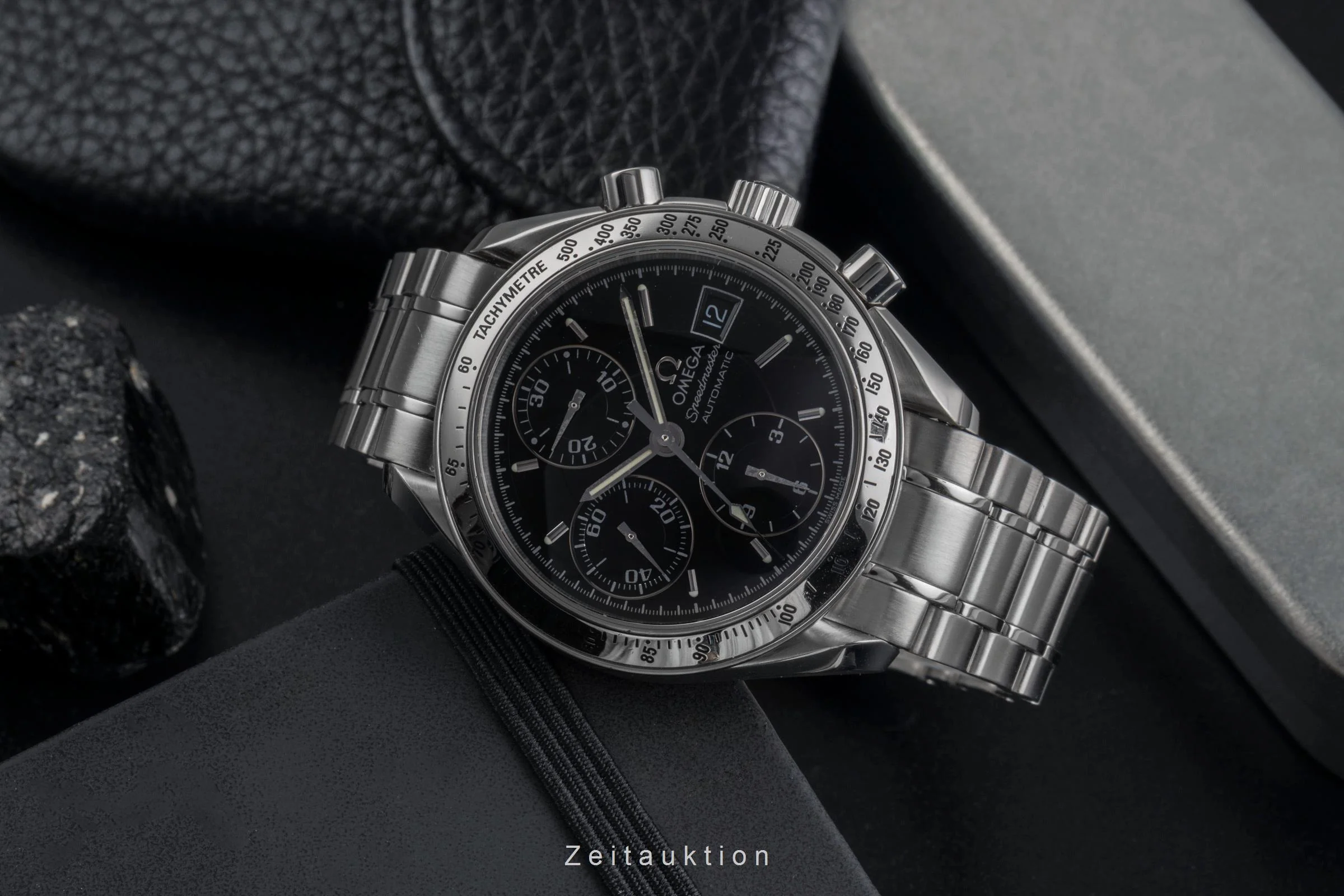 Omega Speedmaster Date chronograph steel automatic men's watch 3513.50.00 LP: 6100EUR  [2502972] - Image 3