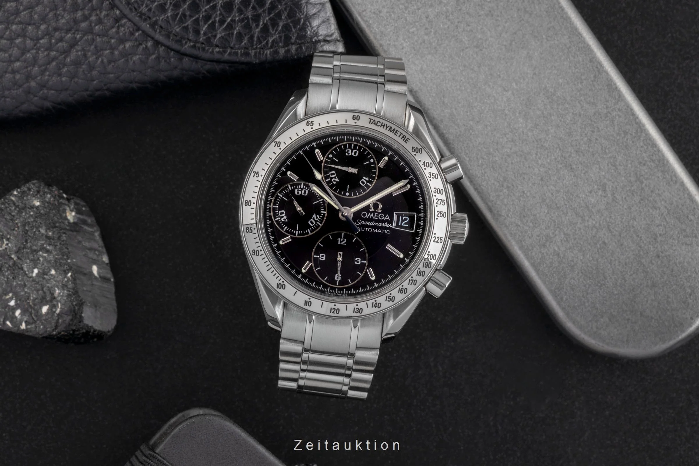 Omega Speedmaster Date chronograph steel automatic men's watch 3513.50.00 LP: 6100EUR  [2502972] - Image 4