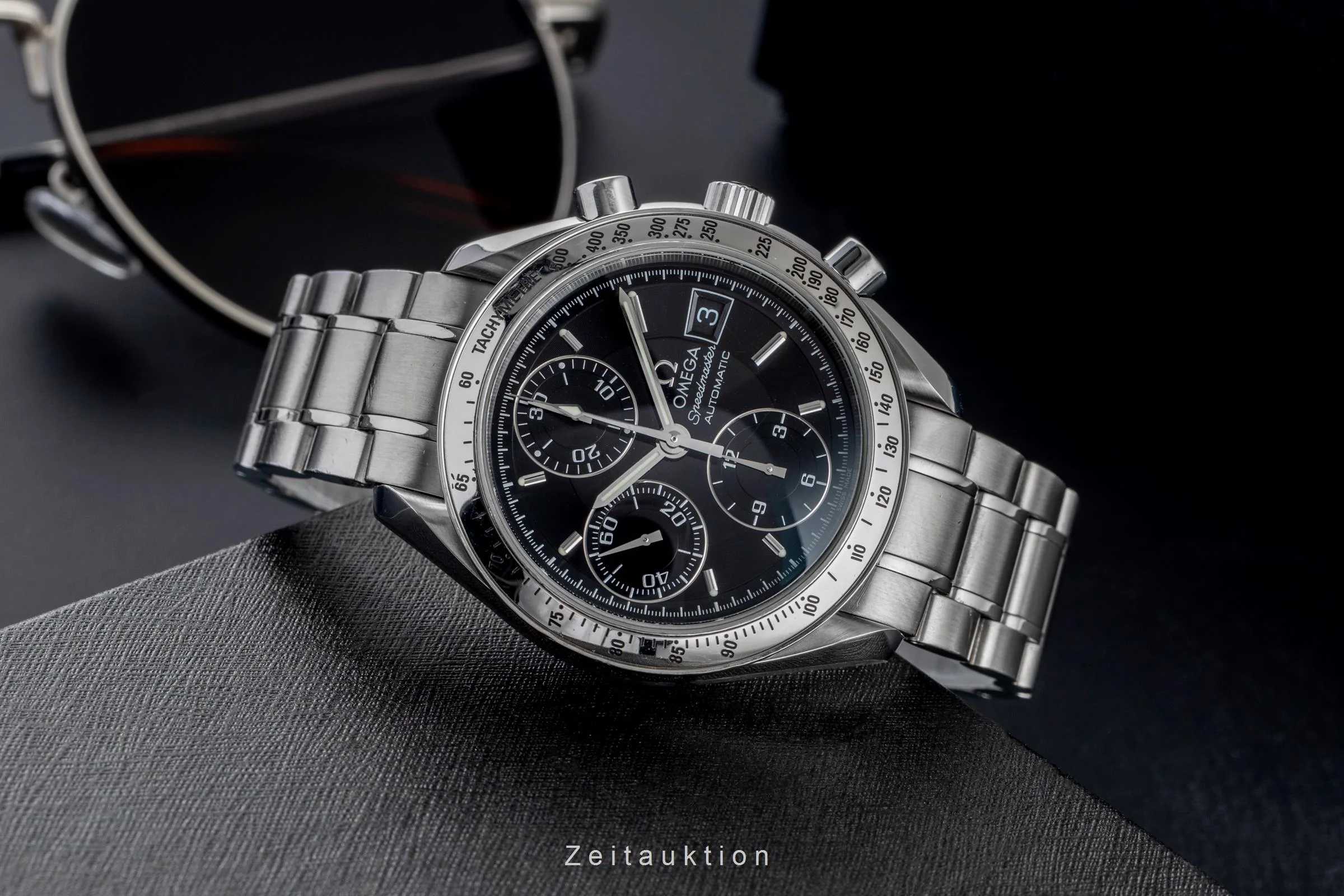Omega Speedmaster Date chronograph steel automatic men's watch 3513.50.00  [2503862] - Image 3