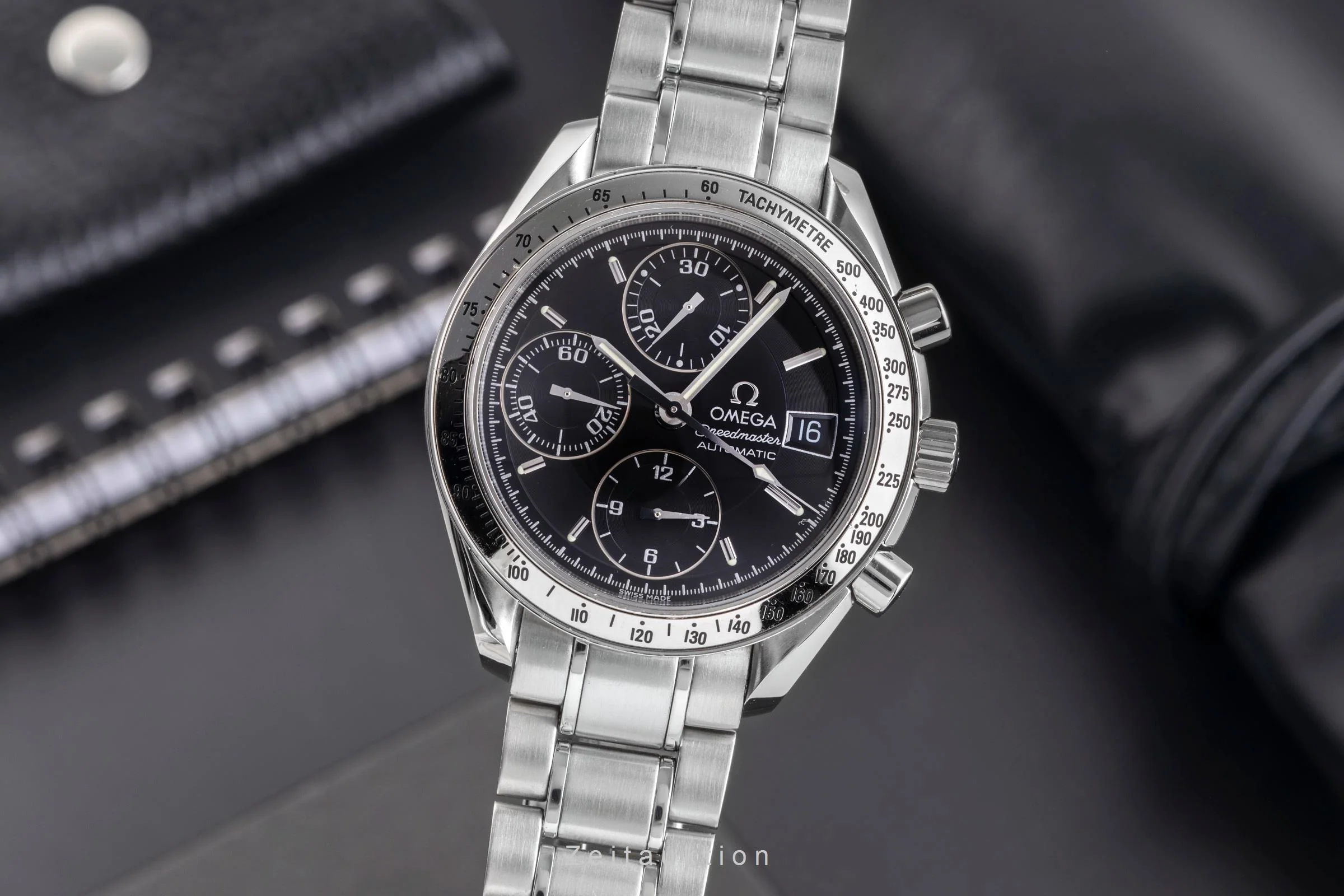 Omega Speedmaster Date chronograph steel automatic men's watch 3513.50.00 LP: 6100EUR  [2504903] - Image 2