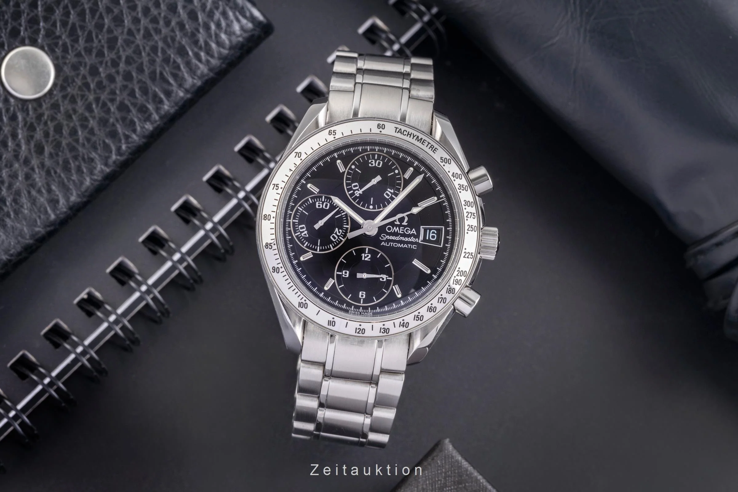 Omega Speedmaster Date chronograph steel automatic men's watch 3513.50.00 LP: 6100EUR  [2504903] - Image 4