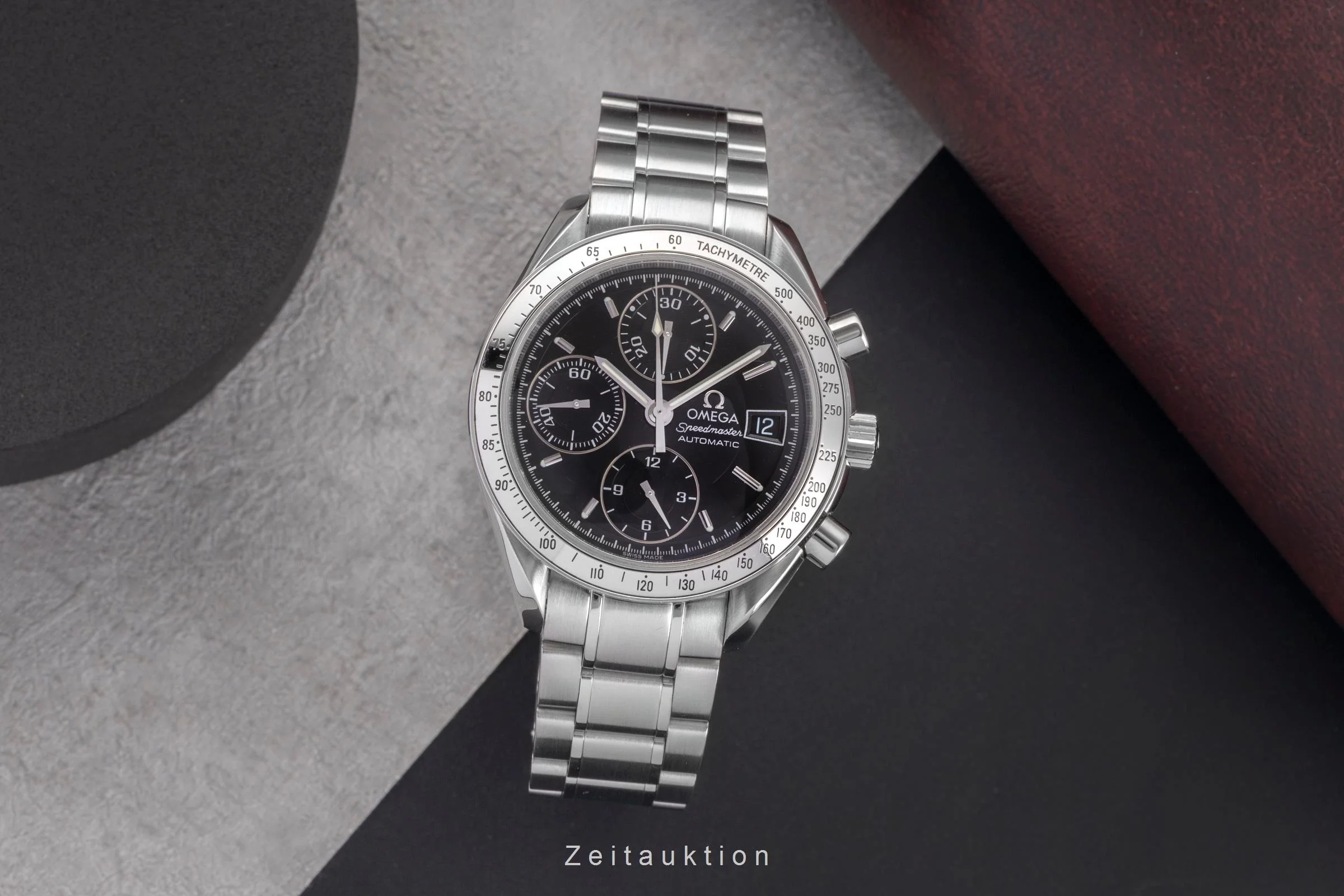 Omega Speedmaster Date chronograph steel automatic men's watch 3513.50.00 LP: 6100EUR  [2504907] - Image 4