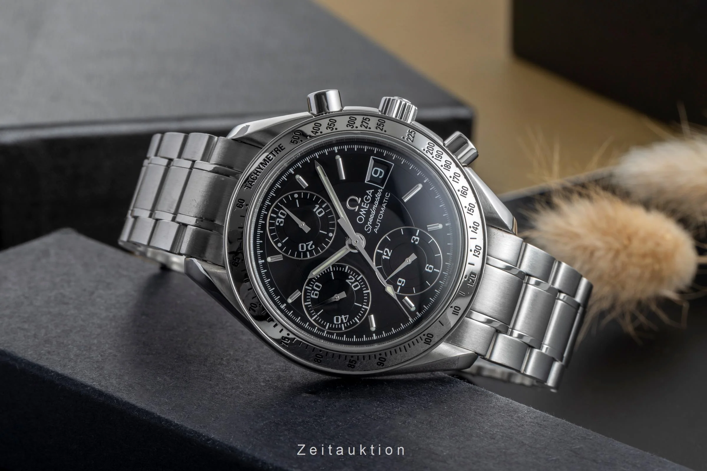 Omega Speedmaster Date chronograph steel automatic men's watch 3513.50.00  [2504962] - Image 3