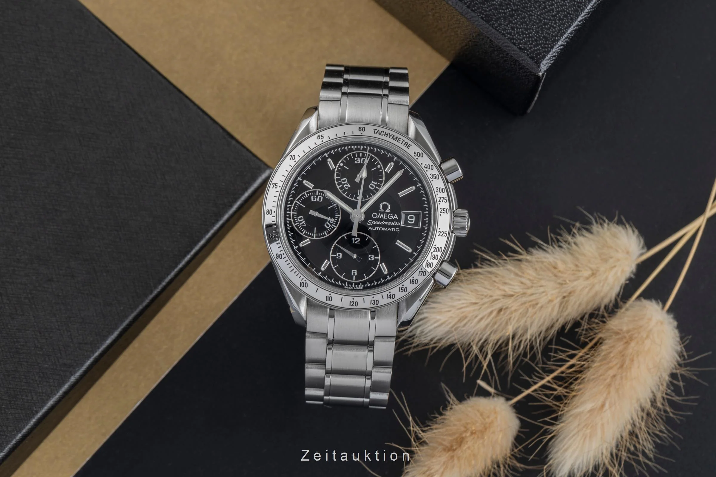 Omega Speedmaster Date chronograph steel automatic men's watch 3513.50.00  [2504962] - Image 4