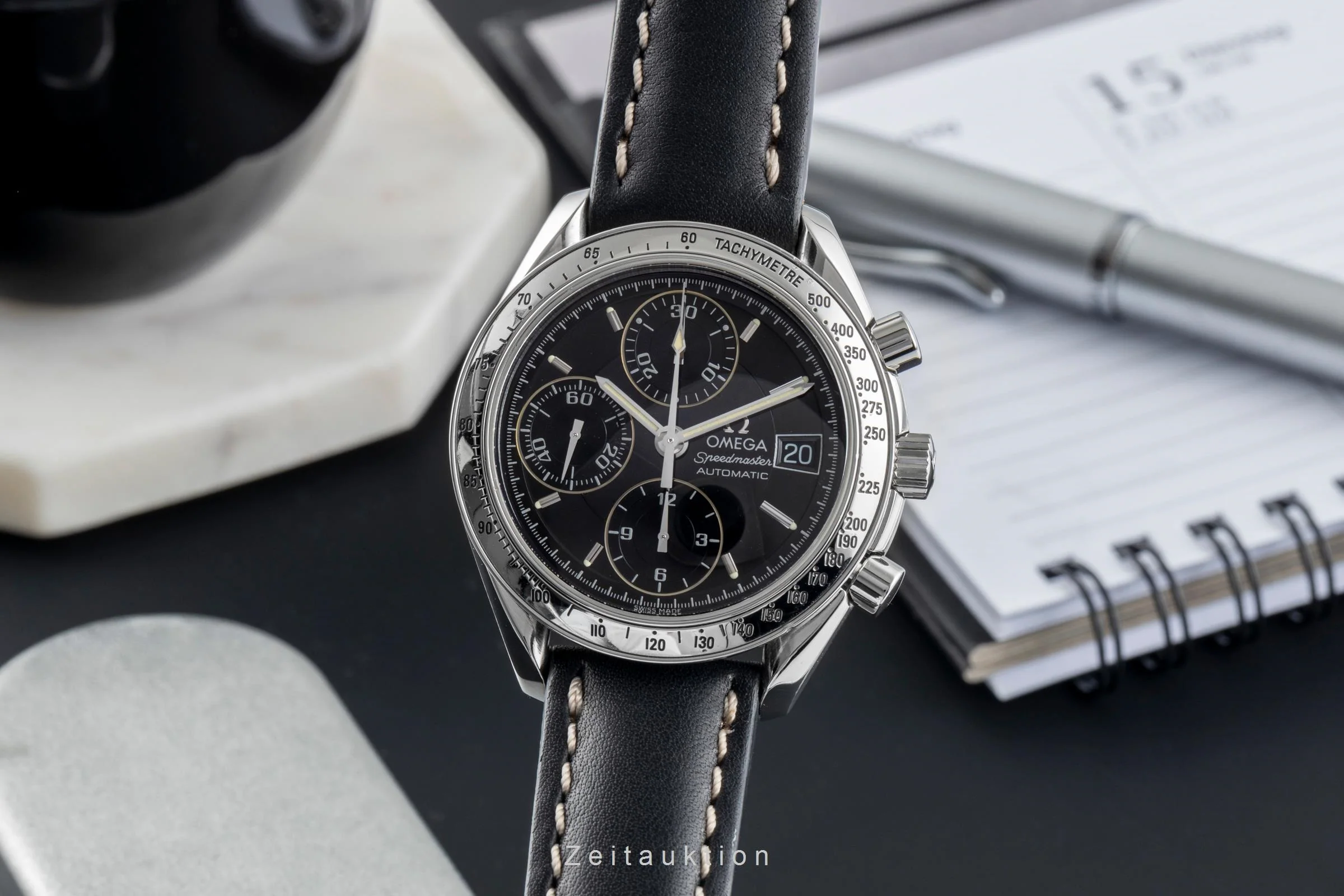 Omega Speedmaster Date chronograph steel automatic men's watch 3513.50.00 LP: 6100EUR  [2505547] - Image 2