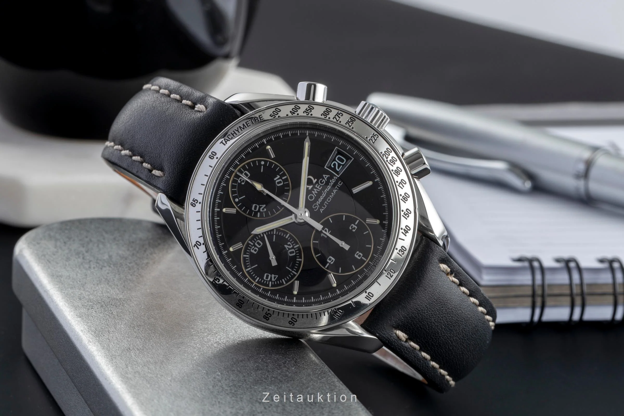 Omega Speedmaster Date chronograph steel automatic men's watch 3513.50.00 LP: 6100EUR  [2505547] - Image 3