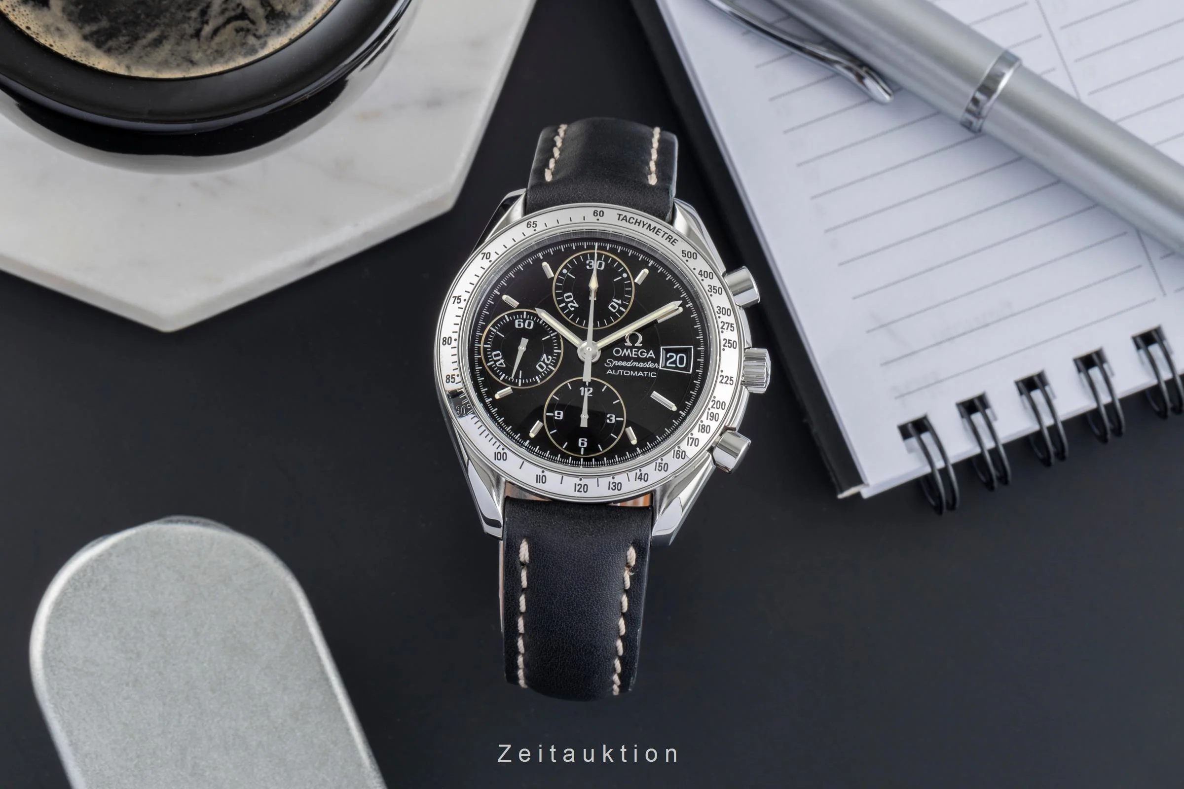 Omega Speedmaster Date chronograph steel automatic men's watch 3513.50.00 LP: 6100EUR  [2505547] - Image 4