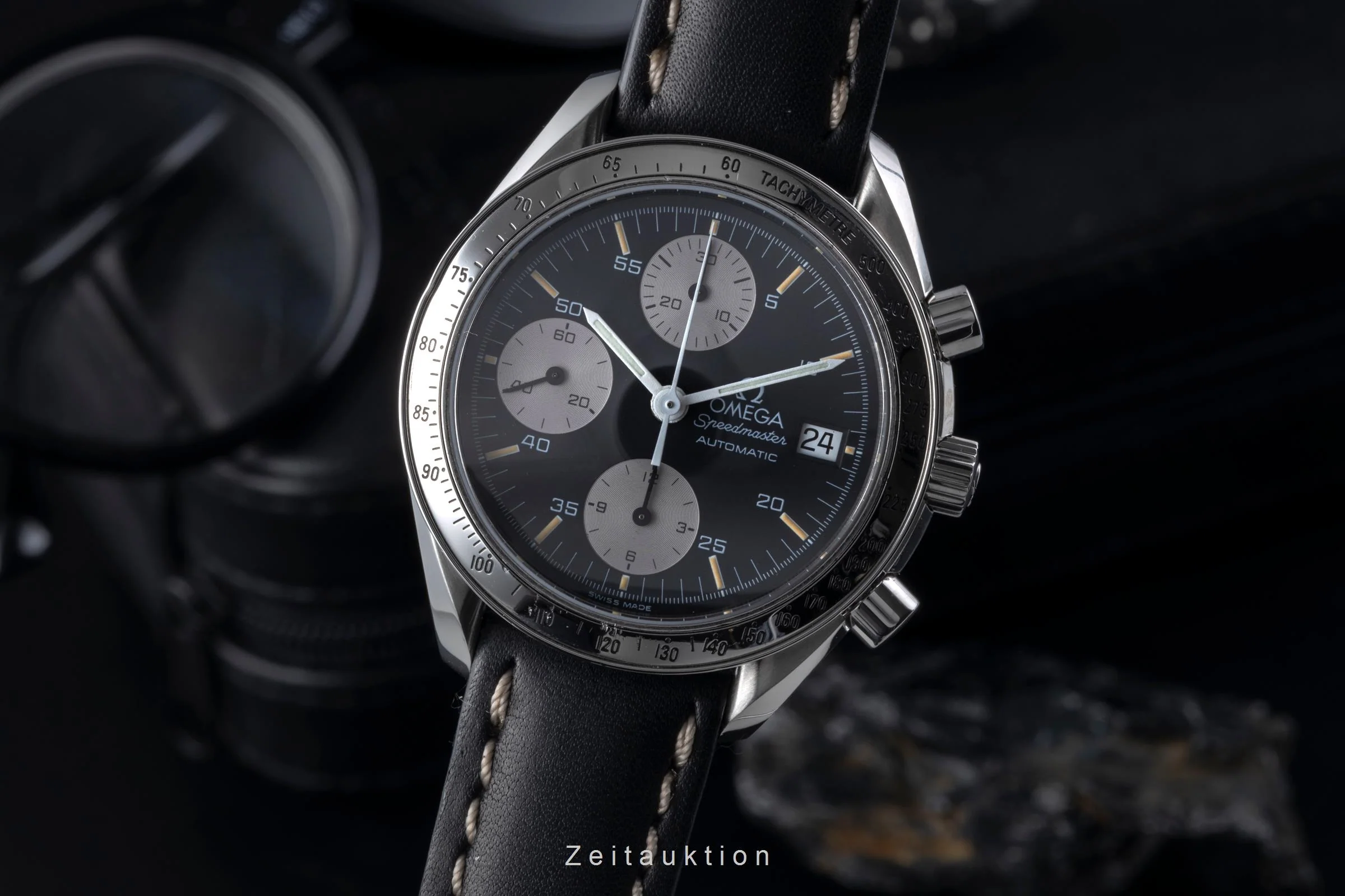 Omega Speedmaster Date chronograph steel automatic men's watch 3513.50.00 LP: 6100EUR  [2506543] - Image 2