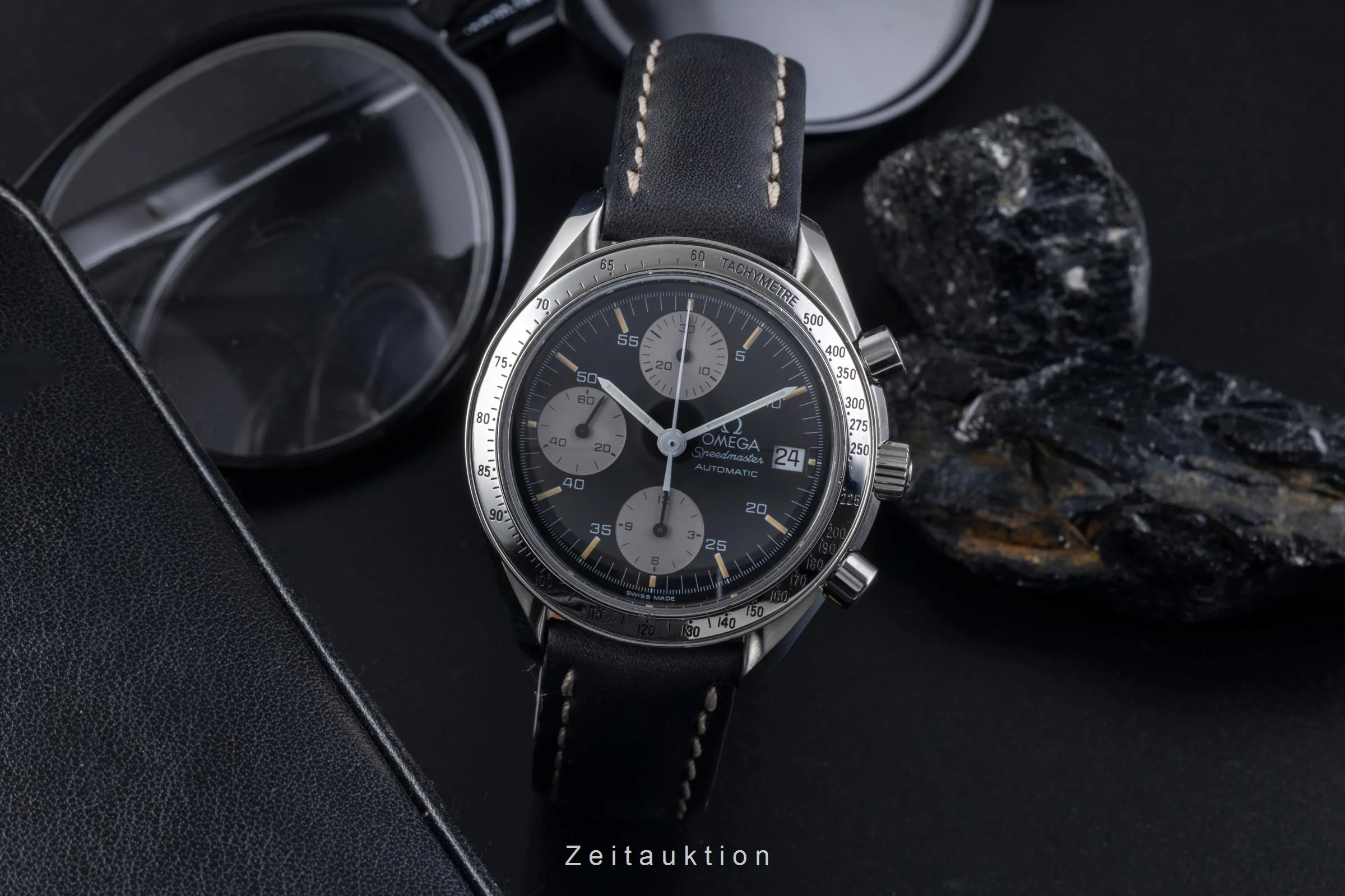 Omega Speedmaster Date chronograph steel automatic men's watch 3513.50.00 LP: 6100EUR  [2506543] - Image 4