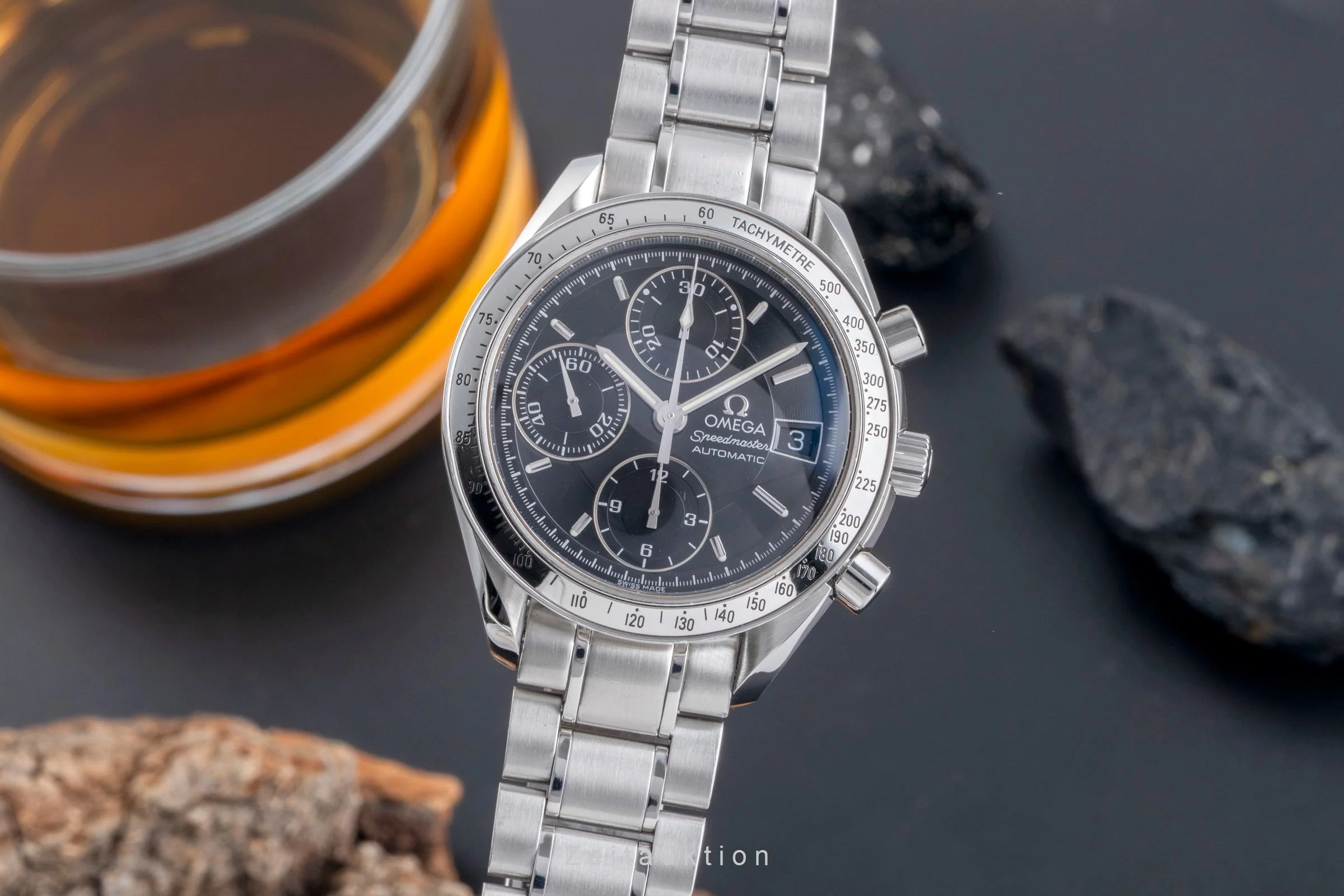 Omega Speedmaster Date chronograph steel automatic men's watch 3513.50.00 LP: 6100EUR  [2506954] - Image 2