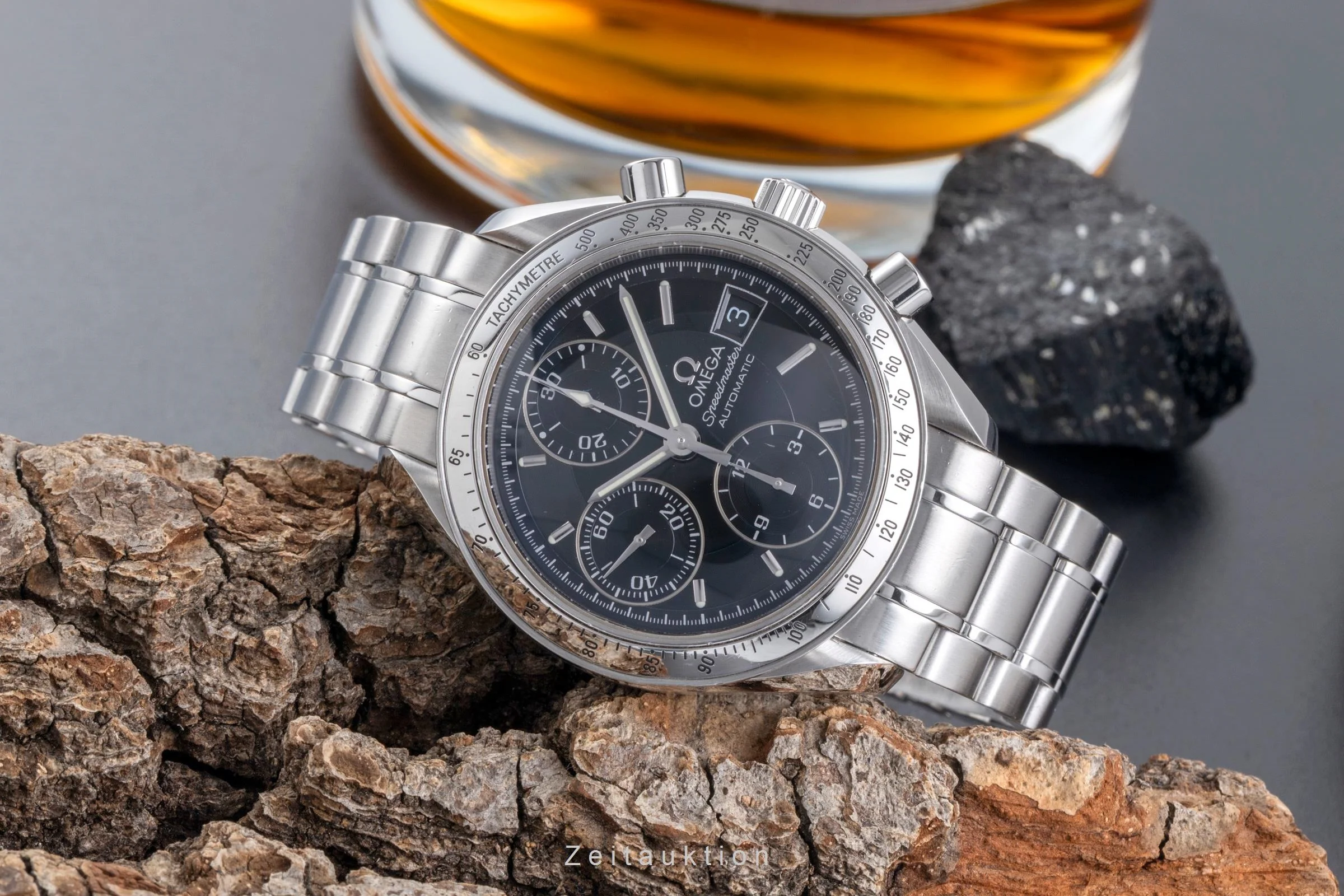 Omega Speedmaster Date chronograph steel automatic men's watch 3513.50.00 LP: 6100EUR  [2506954] - Image 3