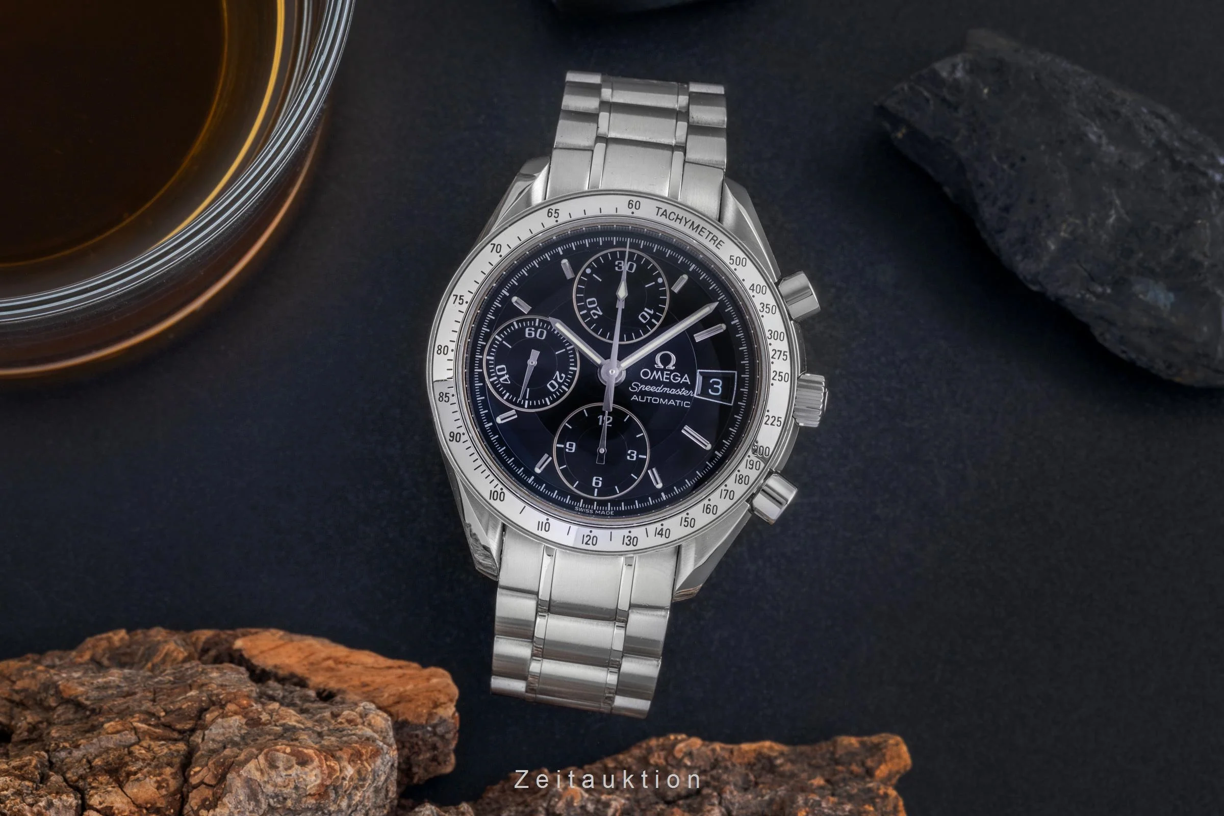 Omega Speedmaster Date chronograph steel automatic men's watch 3513.50.00 LP: 6100EUR  [2506954] - Image 4
