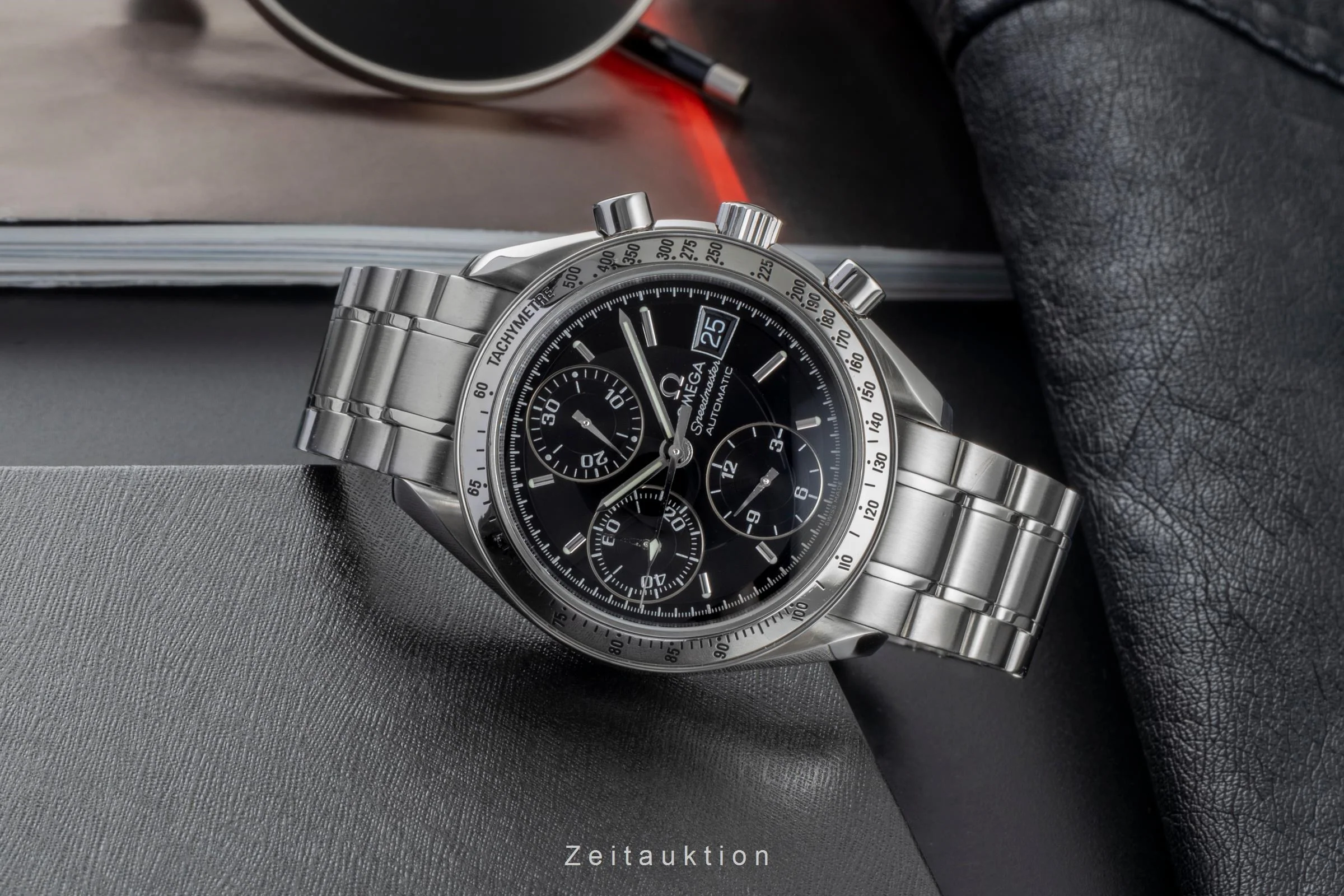 Omega Speedmaster Date chronograph steel automatic men's watch 3513.50.00  [2506955] - Image 3
