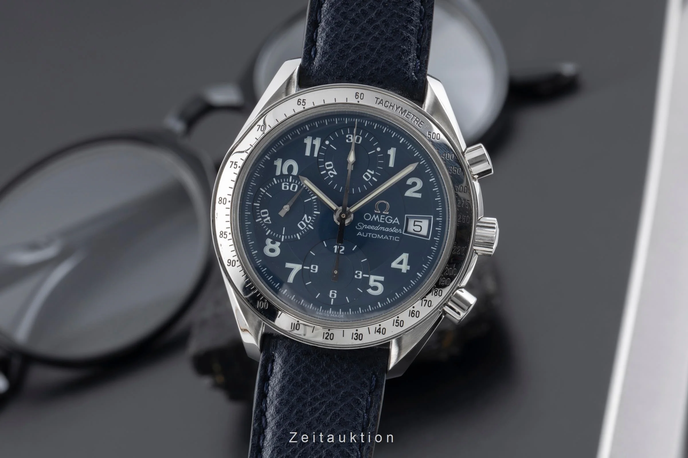 Omega Speedmaster Date chronograph steel automatic men's watch 3513.82.00 LP: 5700EUR  [2504035] - Image 2