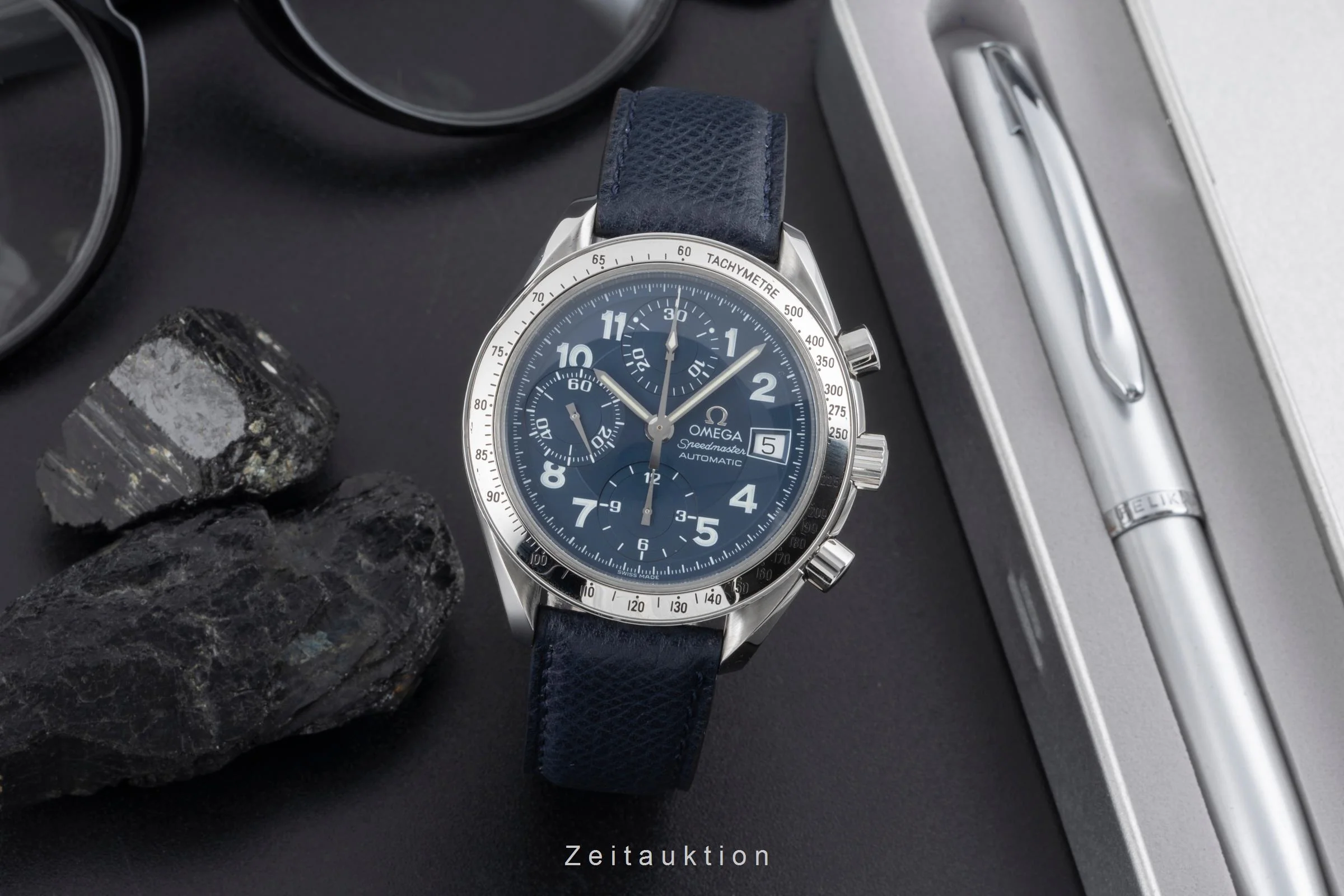 Omega Speedmaster Date chronograph steel automatic men's watch 3513.82.00 LP: 5700EUR  [2504035] - Image 4