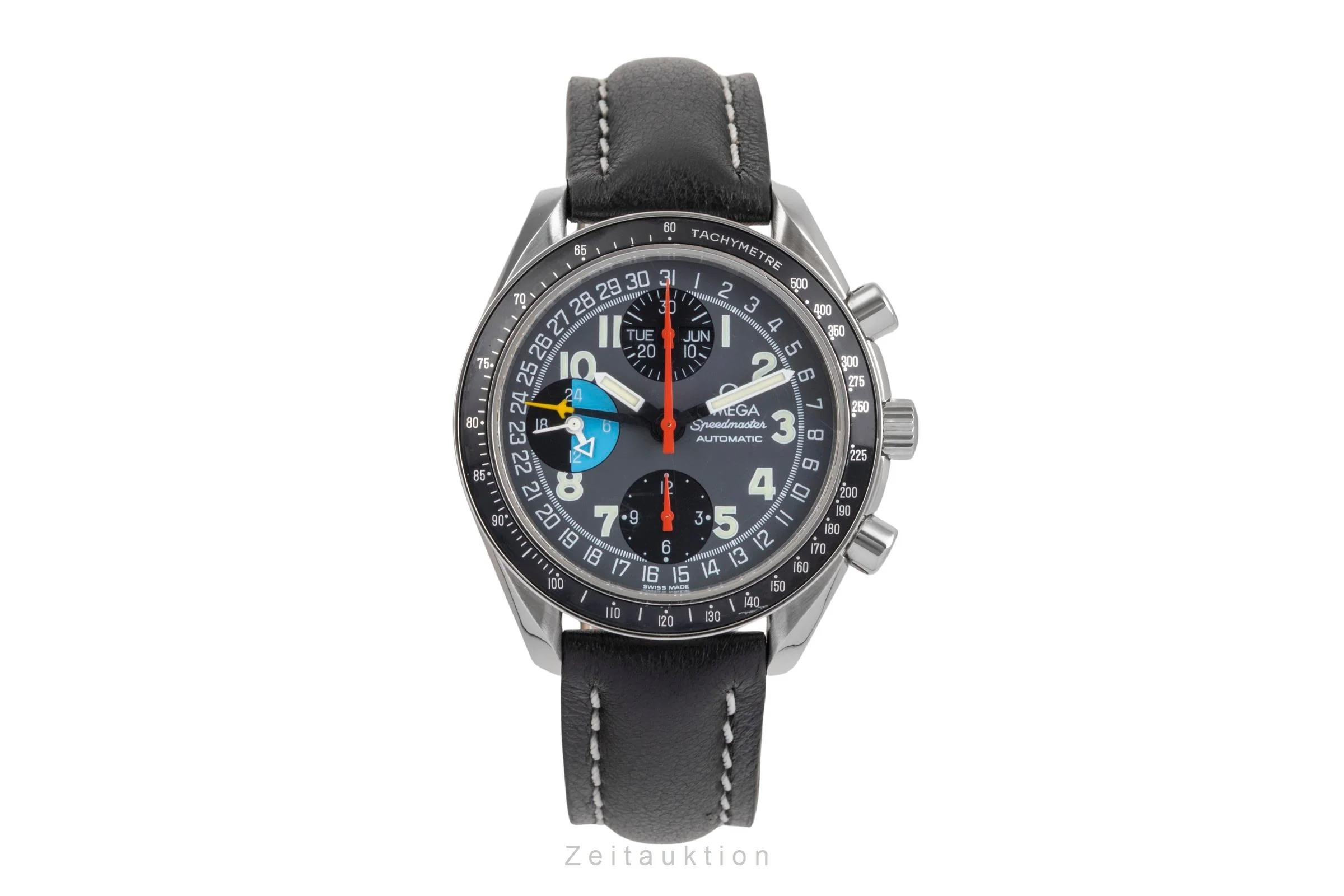 Omega Speedmaster Date chronograph steel automatic men's watch 3520.53.00  [2503023] - Image 5
