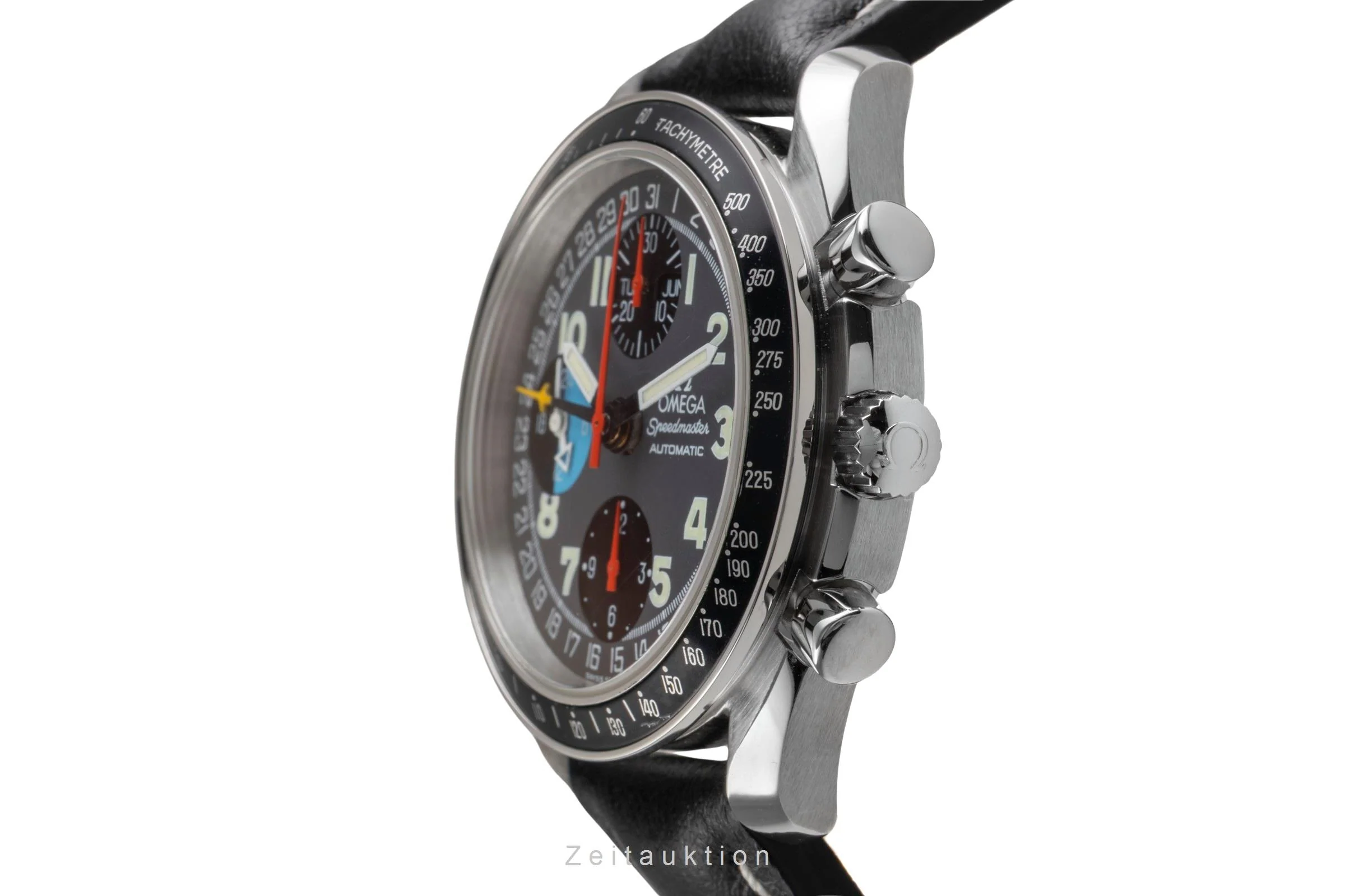 Omega Speedmaster Date chronograph steel automatic men's watch 3520.53.00  [2503023] - Image 7