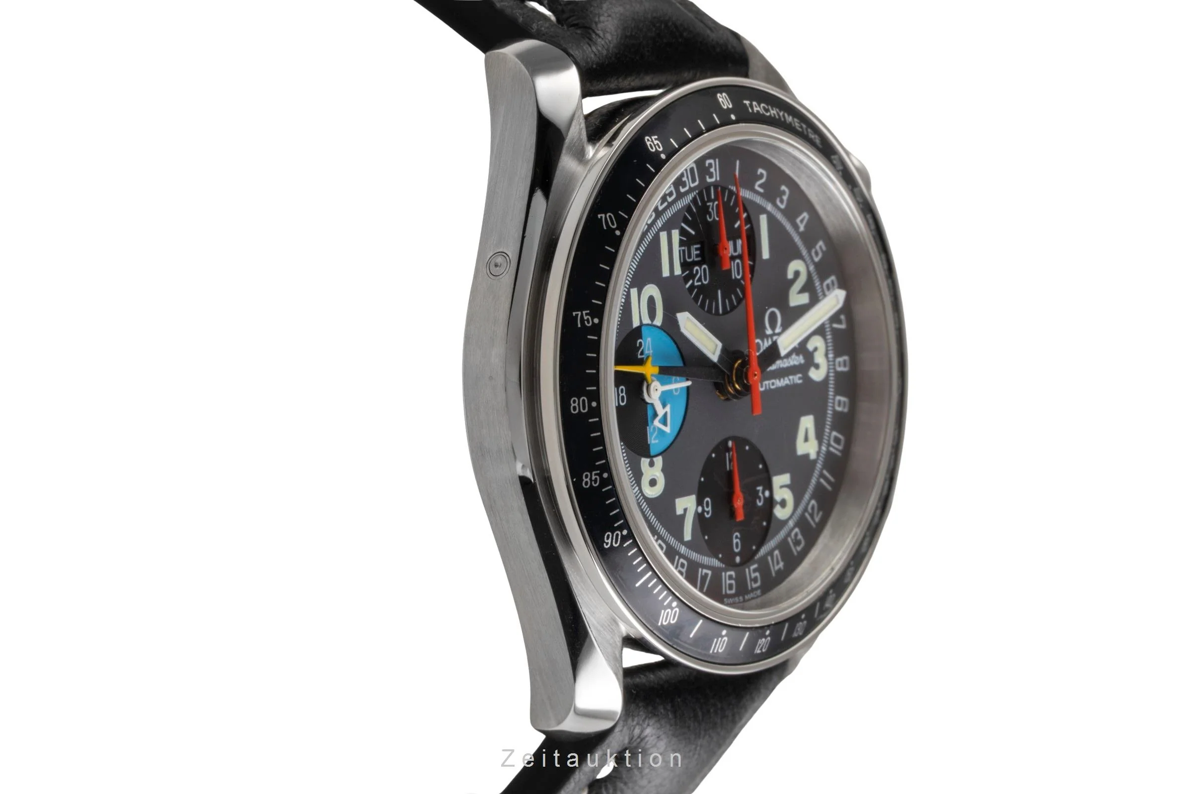 Omega Speedmaster Date chronograph steel automatic men's watch 3520.53.00  [2503023] - Image 8