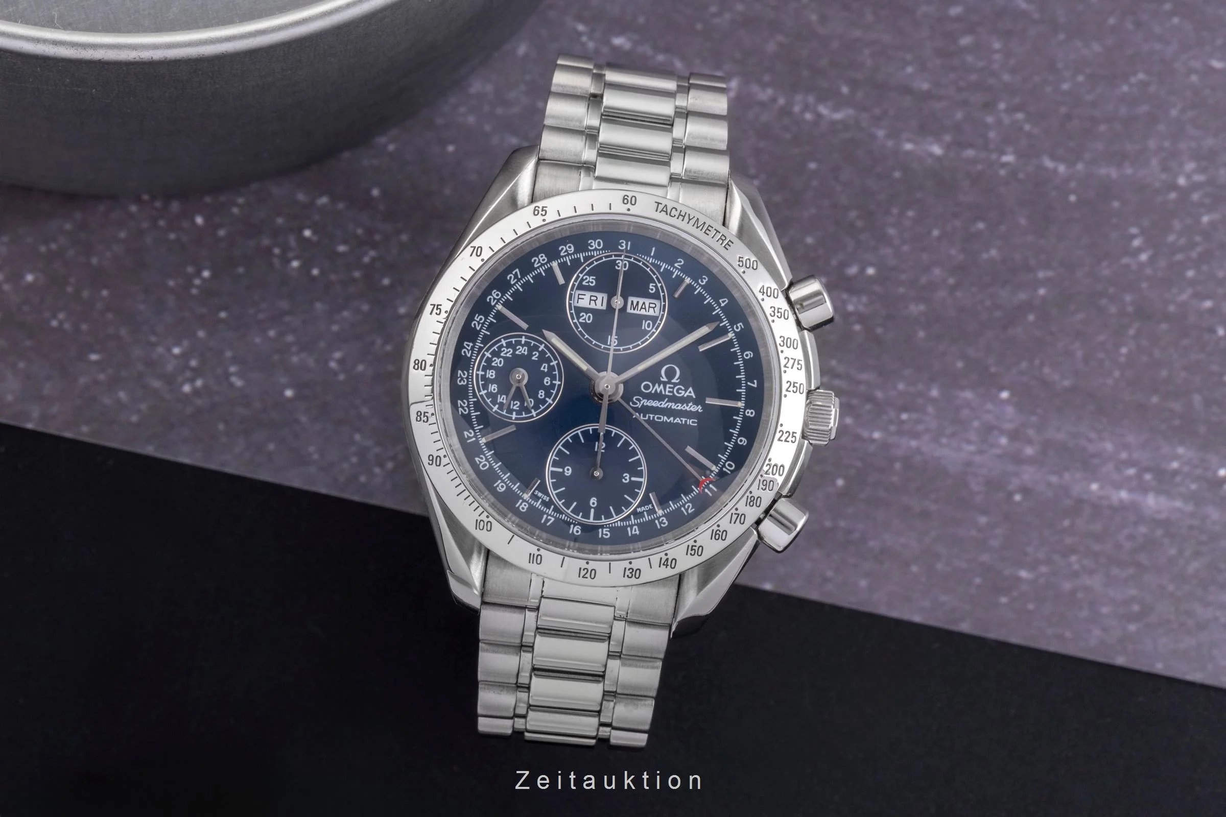 Omega Speedmaster Date chronograph steel automatic men's watch 3521.80.00  [2503860] - Image 4