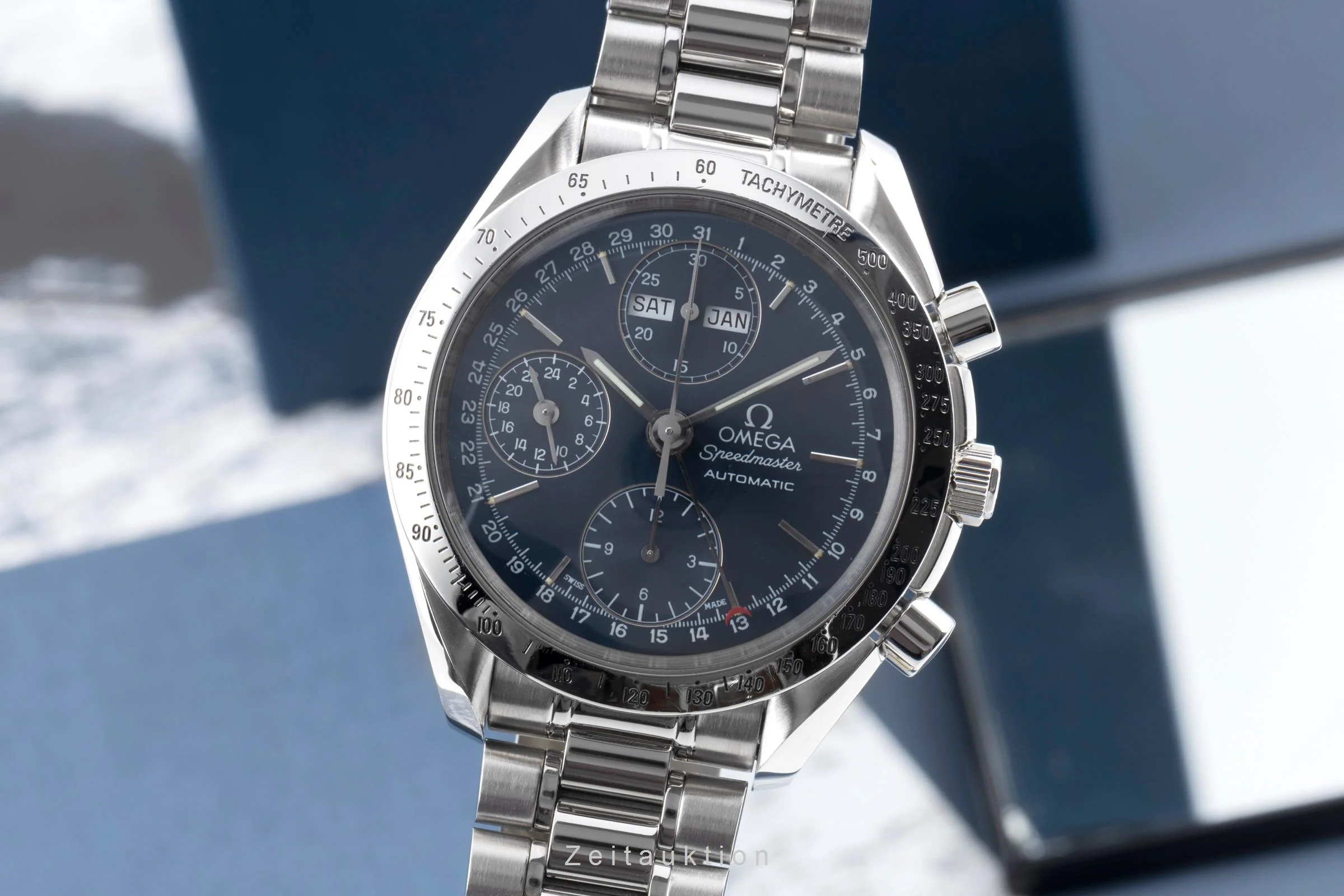 Omega Speedmaster Date chronograph steel automatic men's watch 3521.80.00  [2506610] - Image 2