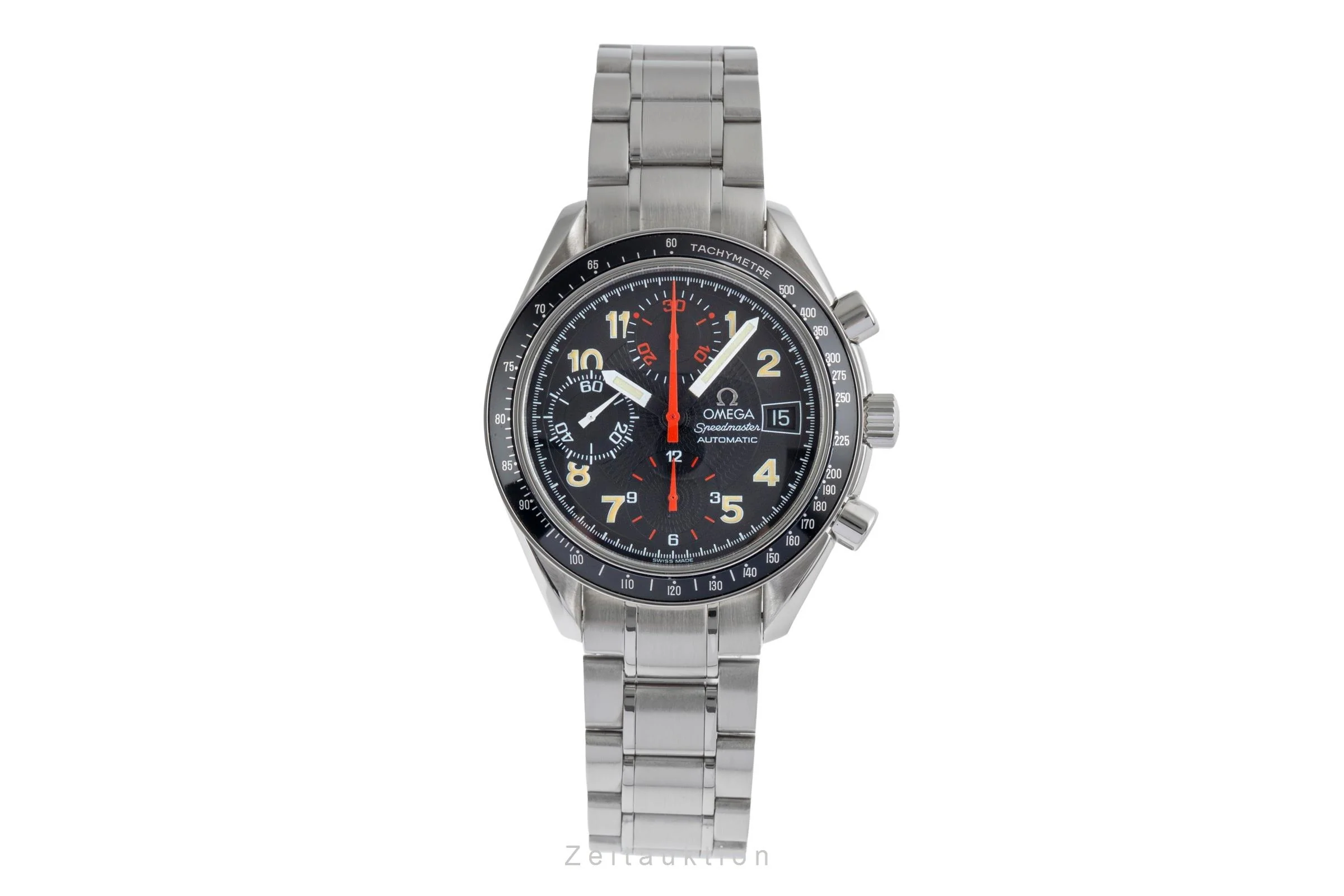 Omega Speedmaster Date chronograph steel automatic men's watch 3813.53.00 LP: 6100EUR  [2503661] - Image 5