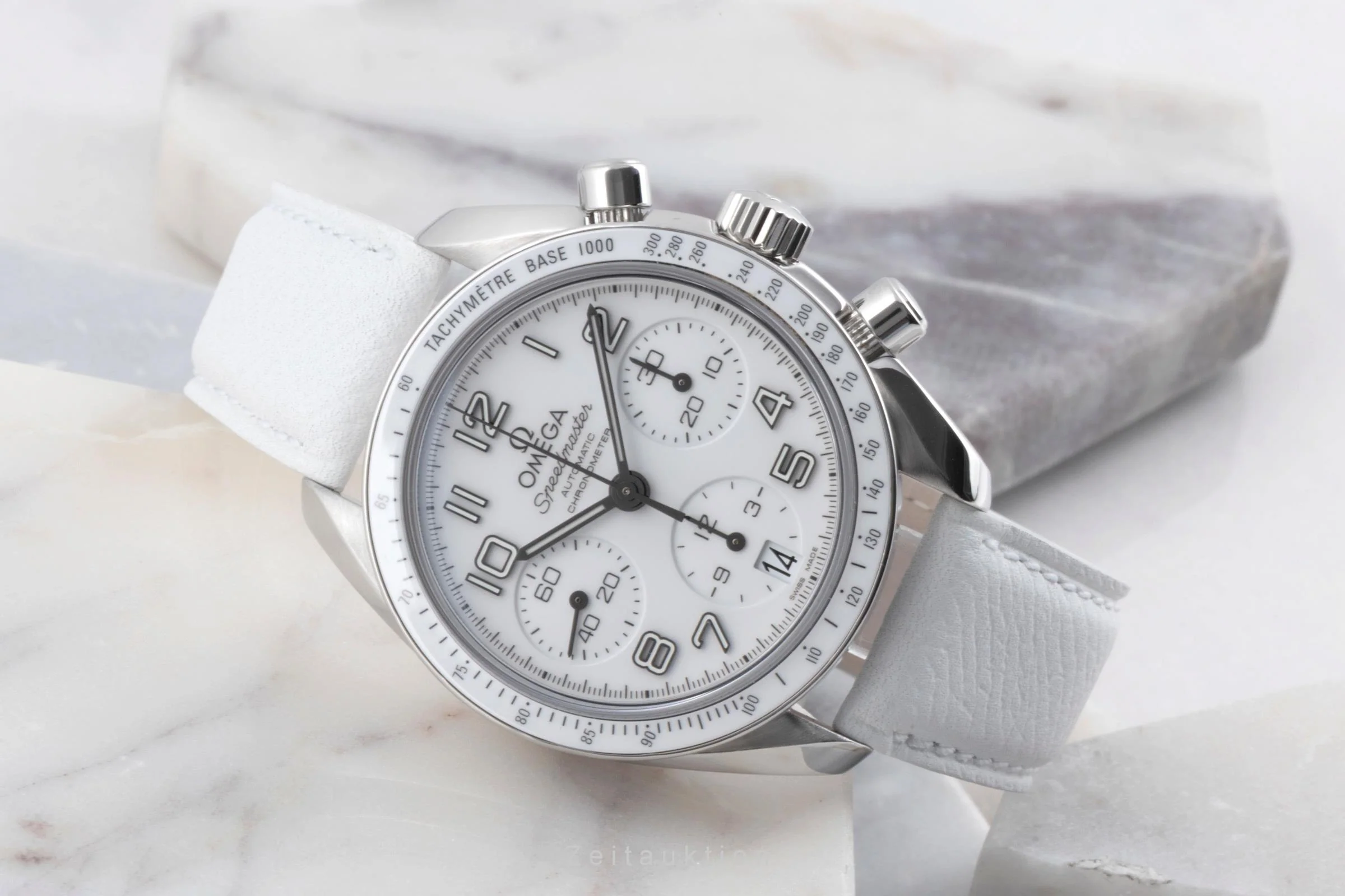 Omega Speedmaster Date chronograph steel automatic women's watch 324.33.38.40.04.001 LP: 5700EUR  [2600824] - Image 3