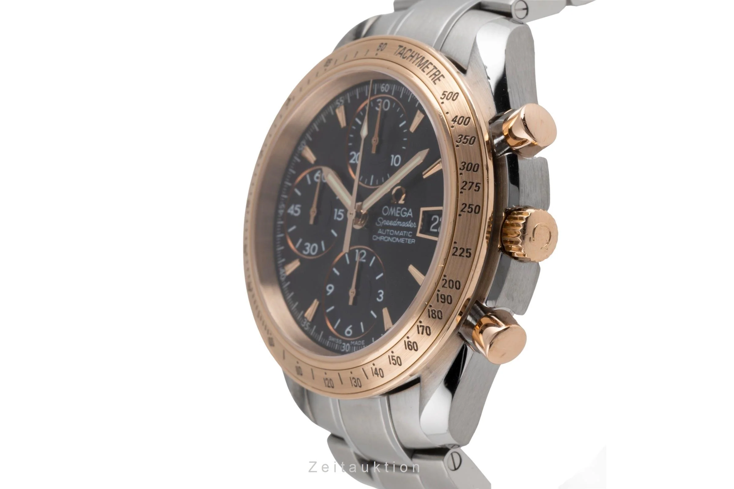 Omega Speedmaster Date chronograph steel / gold automatic men's watch 323.21.40.40.01.001  [2503153] - Image 7
