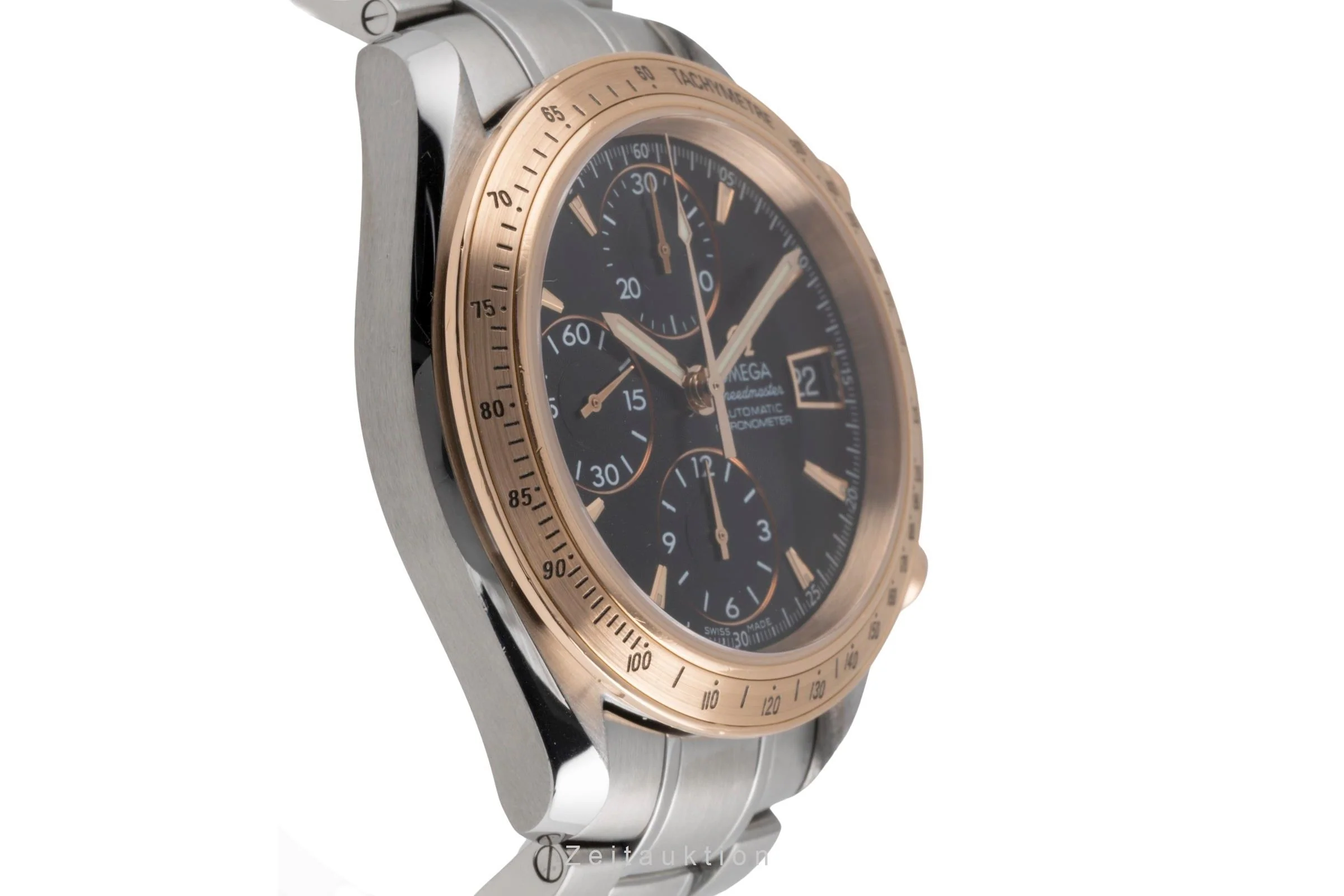 Omega Speedmaster Date chronograph steel / gold automatic men's watch 323.21.40.40.01.001  [2503153] - Image 8