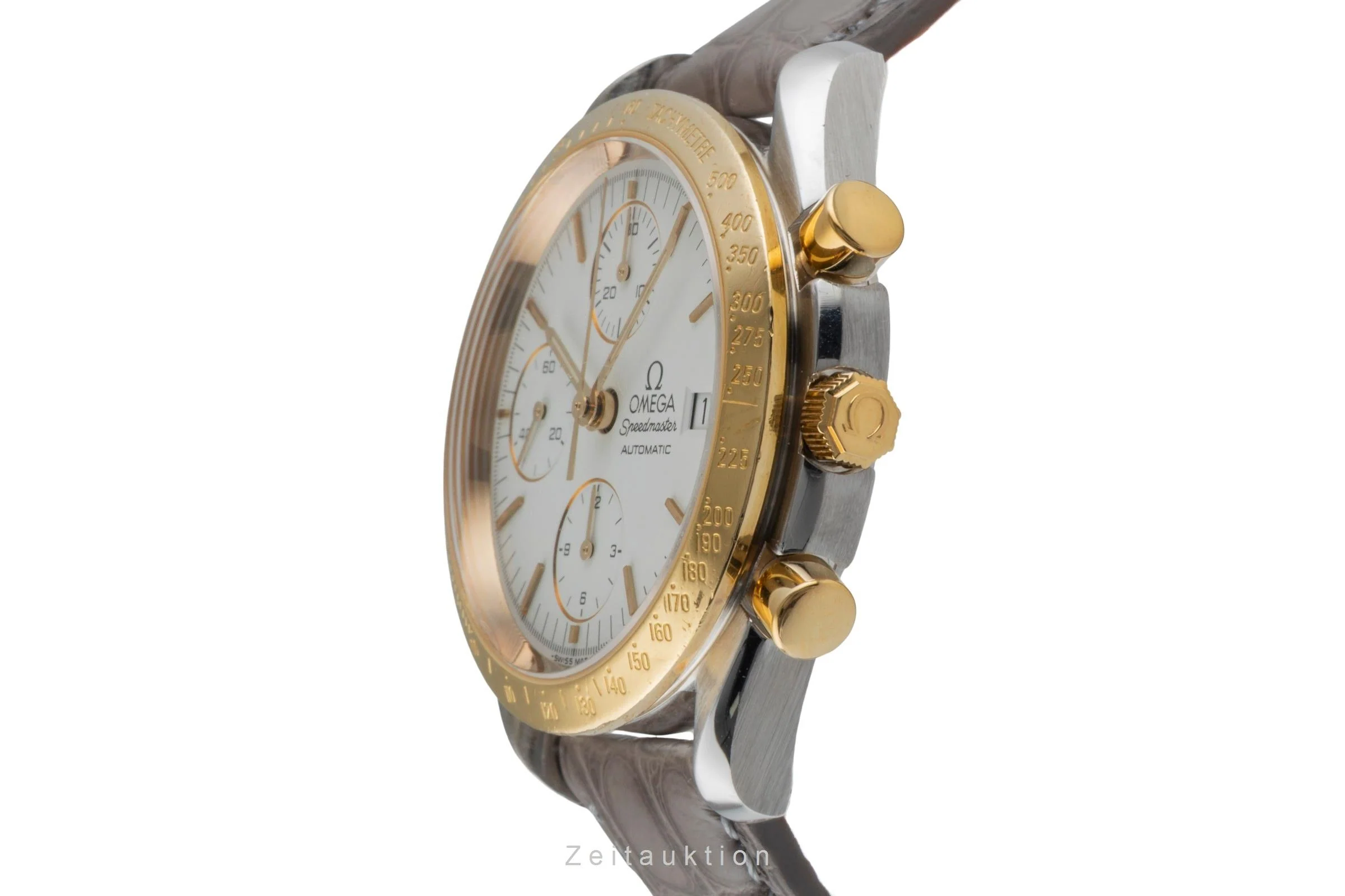 Omega Speedmaster Date chronograph steel / gold automatic men's watch 3311.20 LP: 8200EUR  [2600526] - Image 7