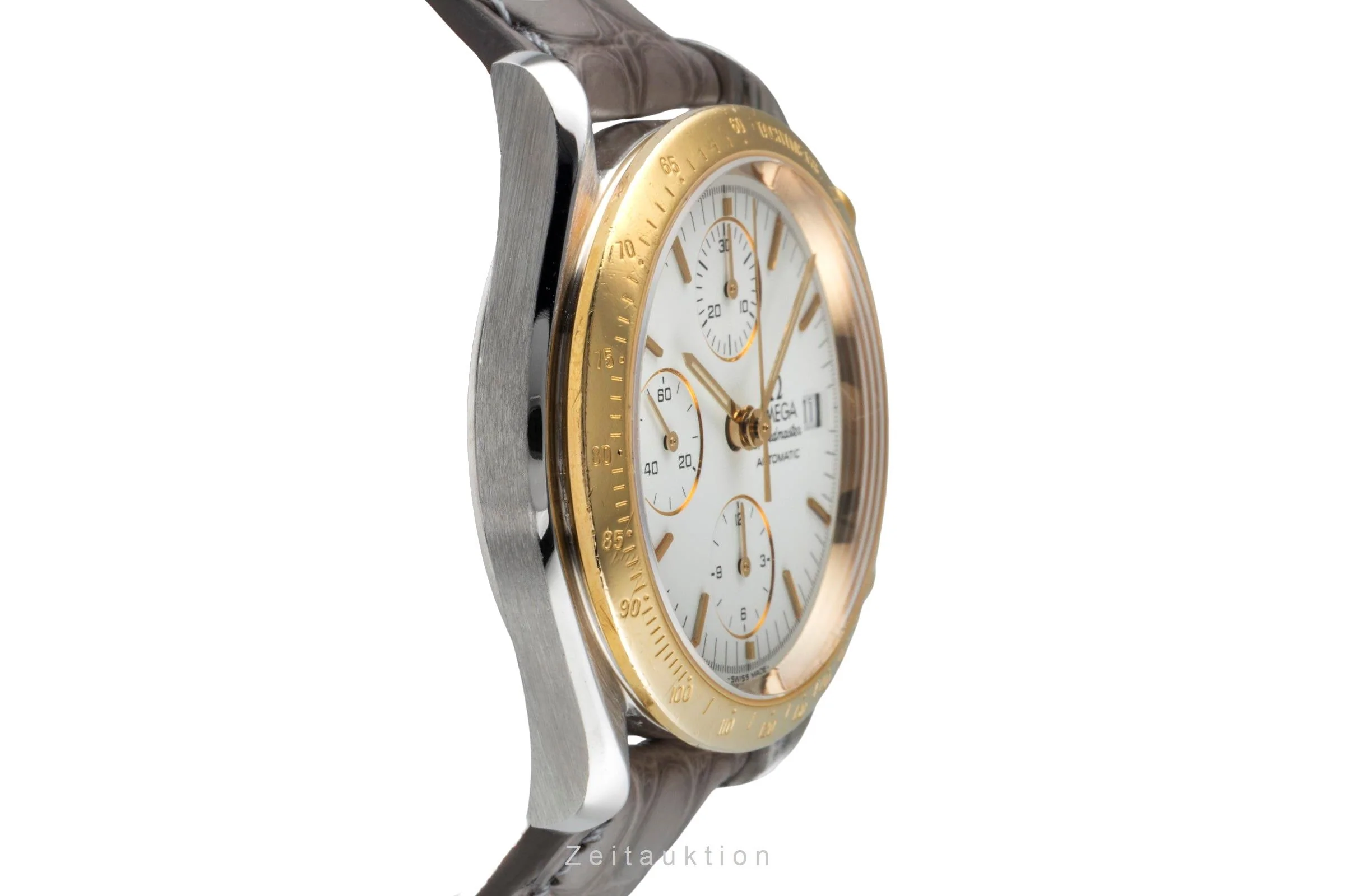 Omega Speedmaster Date chronograph steel / gold automatic men's watch 3311.20 LP: 8200EUR  [2600526] - Image 8