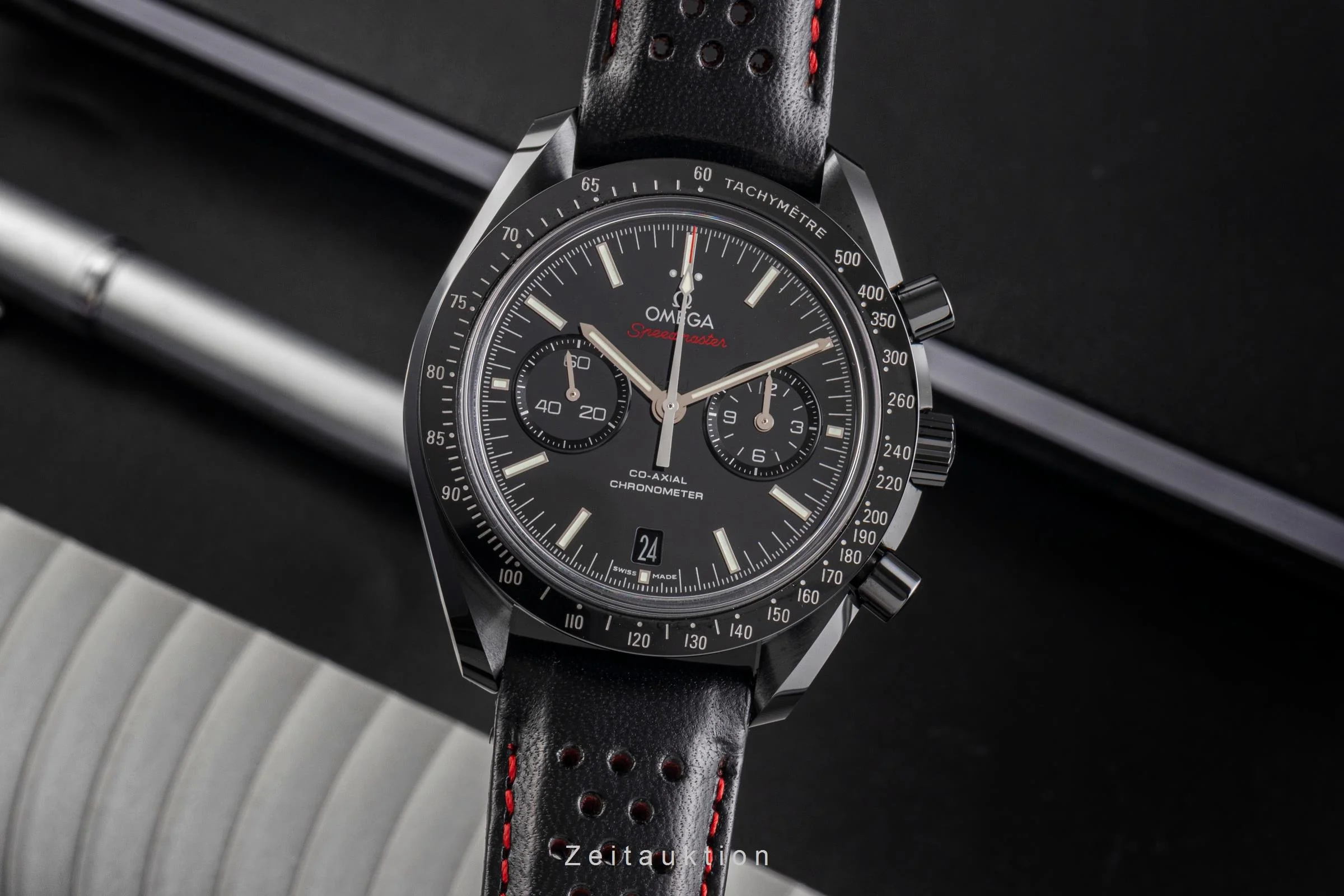 Omega Speedmaster Moonwatch chronograph ceramic automatic men's watch 311.92.44.51.01.003 LP: 13900EUR  [2504153] - Image 2