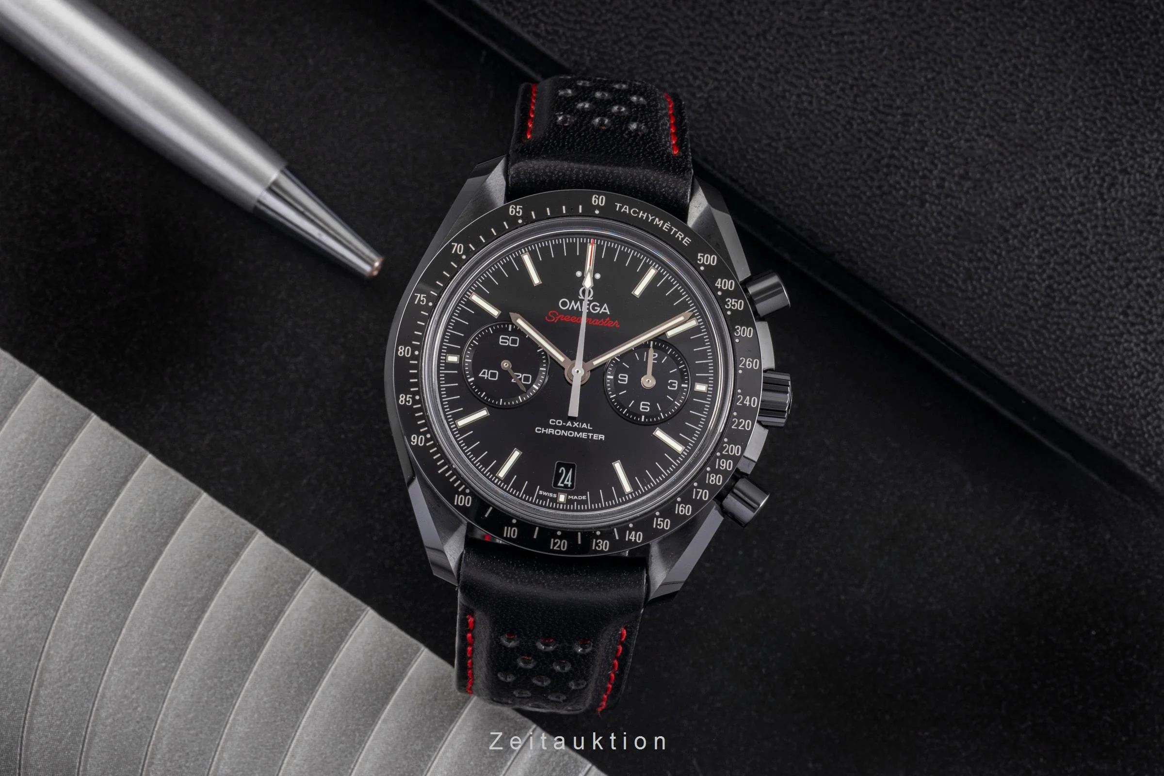 Omega Speedmaster Moonwatch chronograph ceramic automatic men's watch 311.92.44.51.01.003 LP: 13900EUR  [2504153] - Image 4