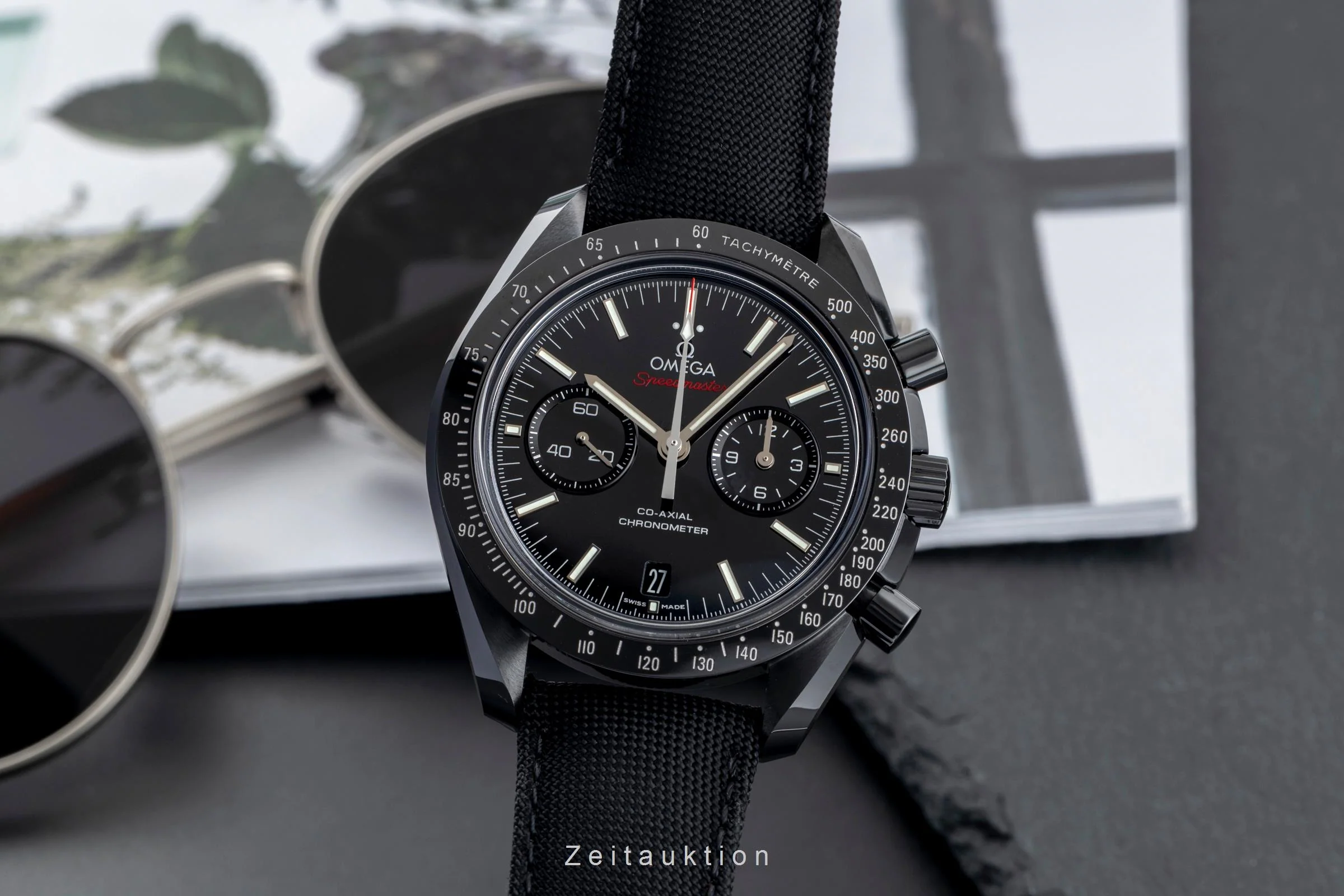 Omega Speedmaster Moonwatch chronograph ceramic automatic men's watch 311.92.44.51.01.003 LP: 13900EUR  [2504668] - Image 2