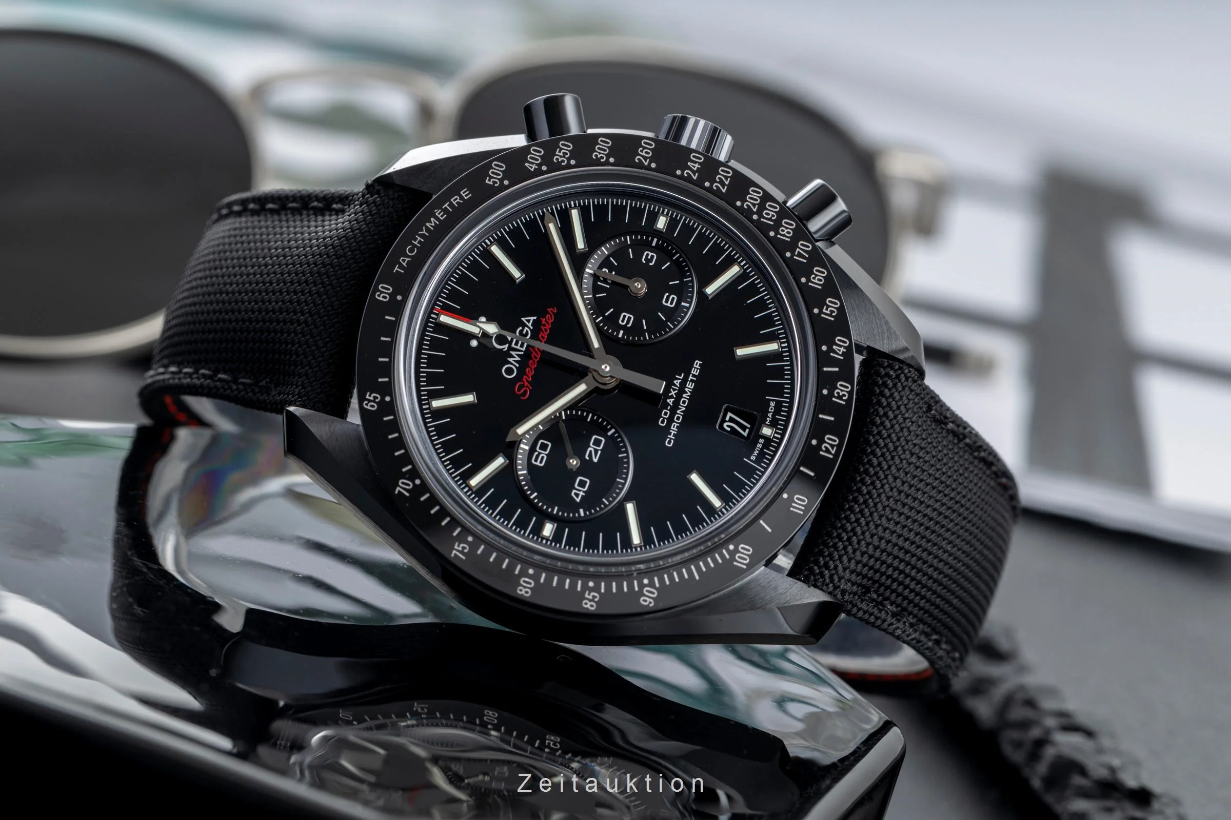 Omega Speedmaster Moonwatch chronograph ceramic automatic men's watch 311.92.44.51.01.003 LP: 13900EUR  [2504668] - Image 3