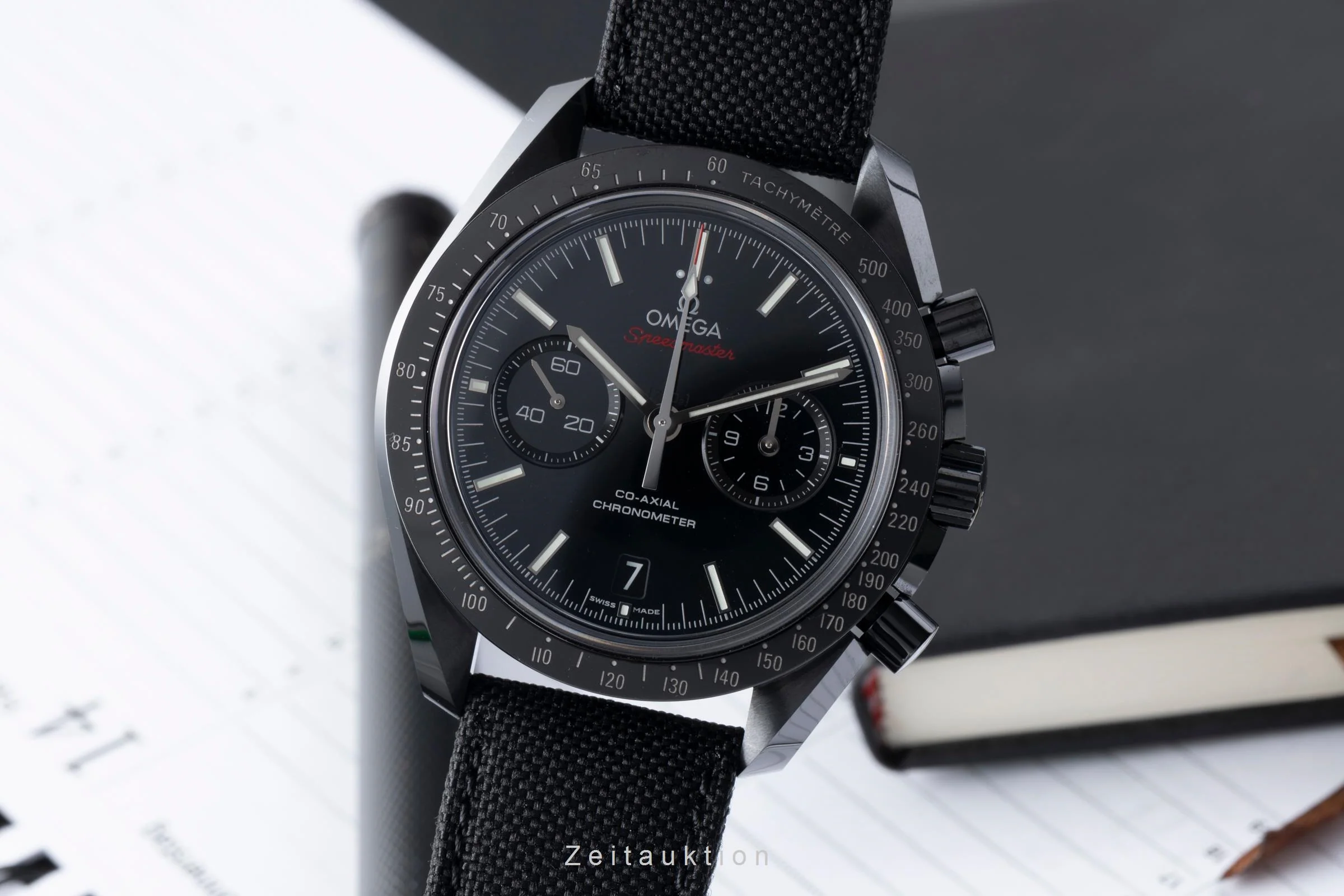 Omega Speedmaster Moonwatch chronograph ceramic automatic men's watch 311.92.44.51.01.003 LP: 15200EUR  [2506731] - Image 2