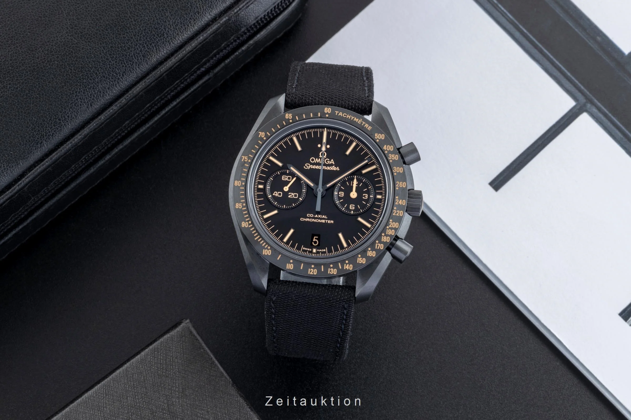 Omega Speedmaster Moonwatch chronograph ceramic automatic men's watch 311.92.44.51.01.006 LP: 13900EUR  [2506388] - Image 4