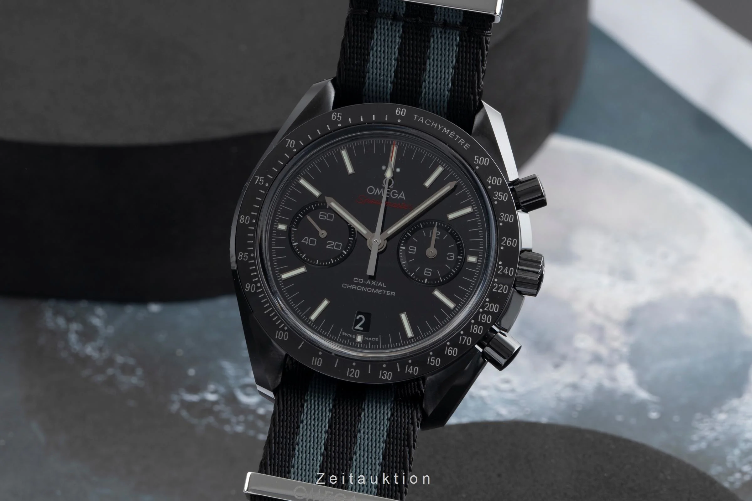 Omega Speedmaster Moonwatch chronograph ceramic automatic men's watch 311.92.44.51.01.007 LP: 13900EUR  [2504139] - Image 2