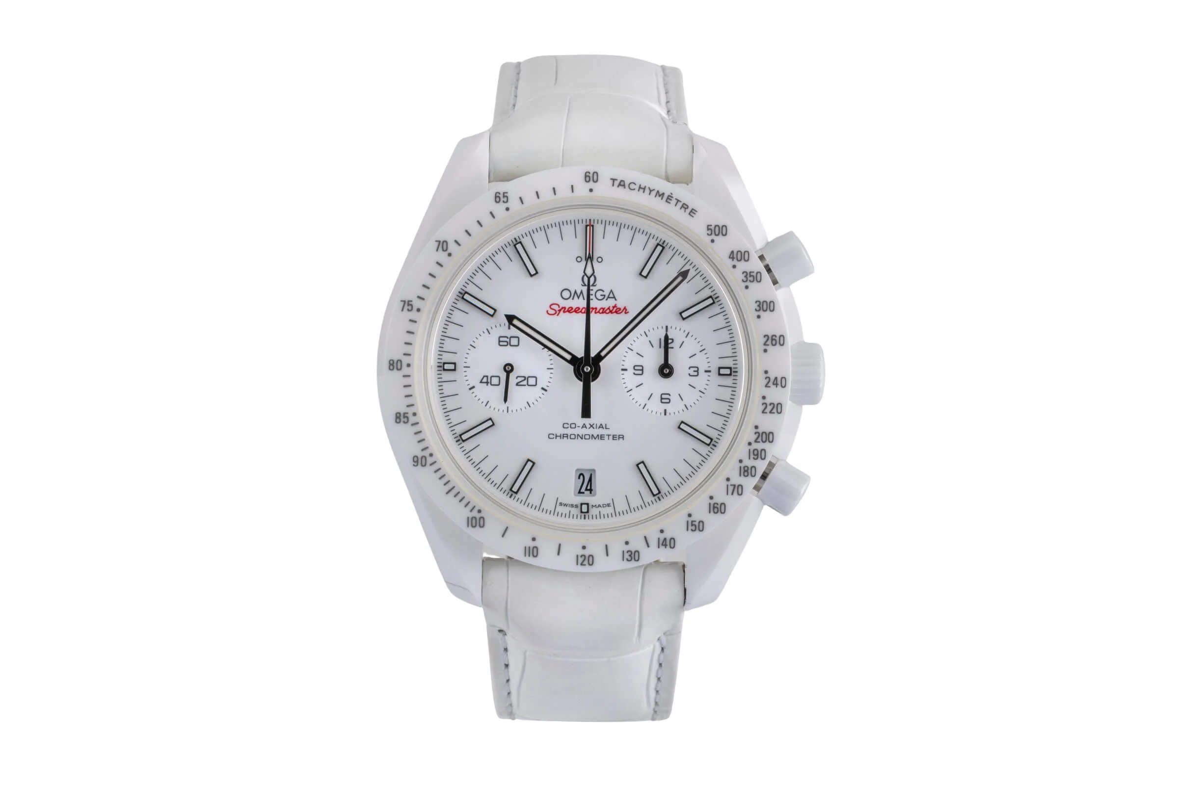 Omega Speedmaster Moonwatch chronograph ceramic automatic men's watch 311.93.44.51.04.002 LP: 13900EUR  [2405927] - Image 4