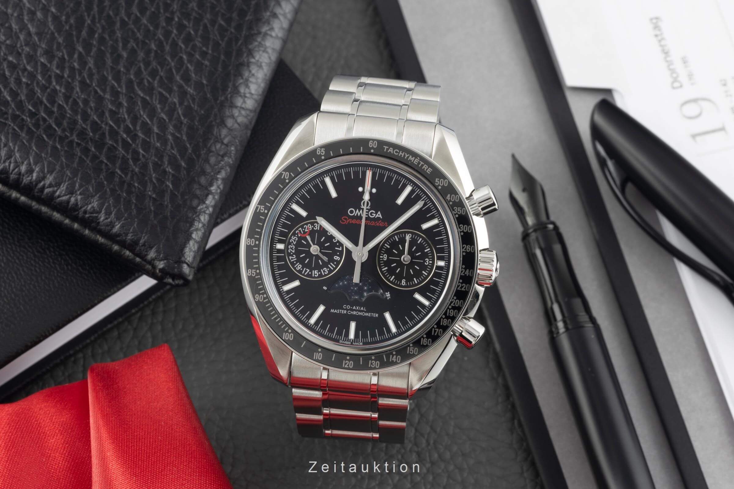 Omega Speedmaster Moonwatch chronograph steel automatic men's watch 304.30.44.52.01.001 LP: 12600EUR  [2500745] - Image 4