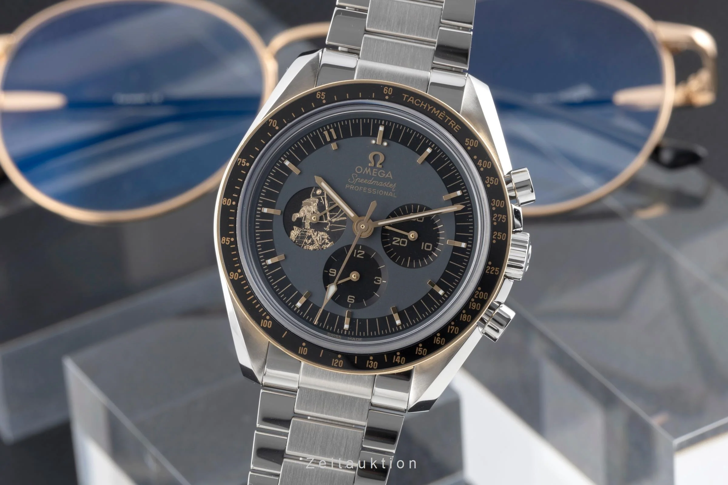 Omega Speedmaster Moonwatch chronograph steel / gold manual winding men's watch 310.20.42.50.01.001 Limited  [2600403] - Image 2