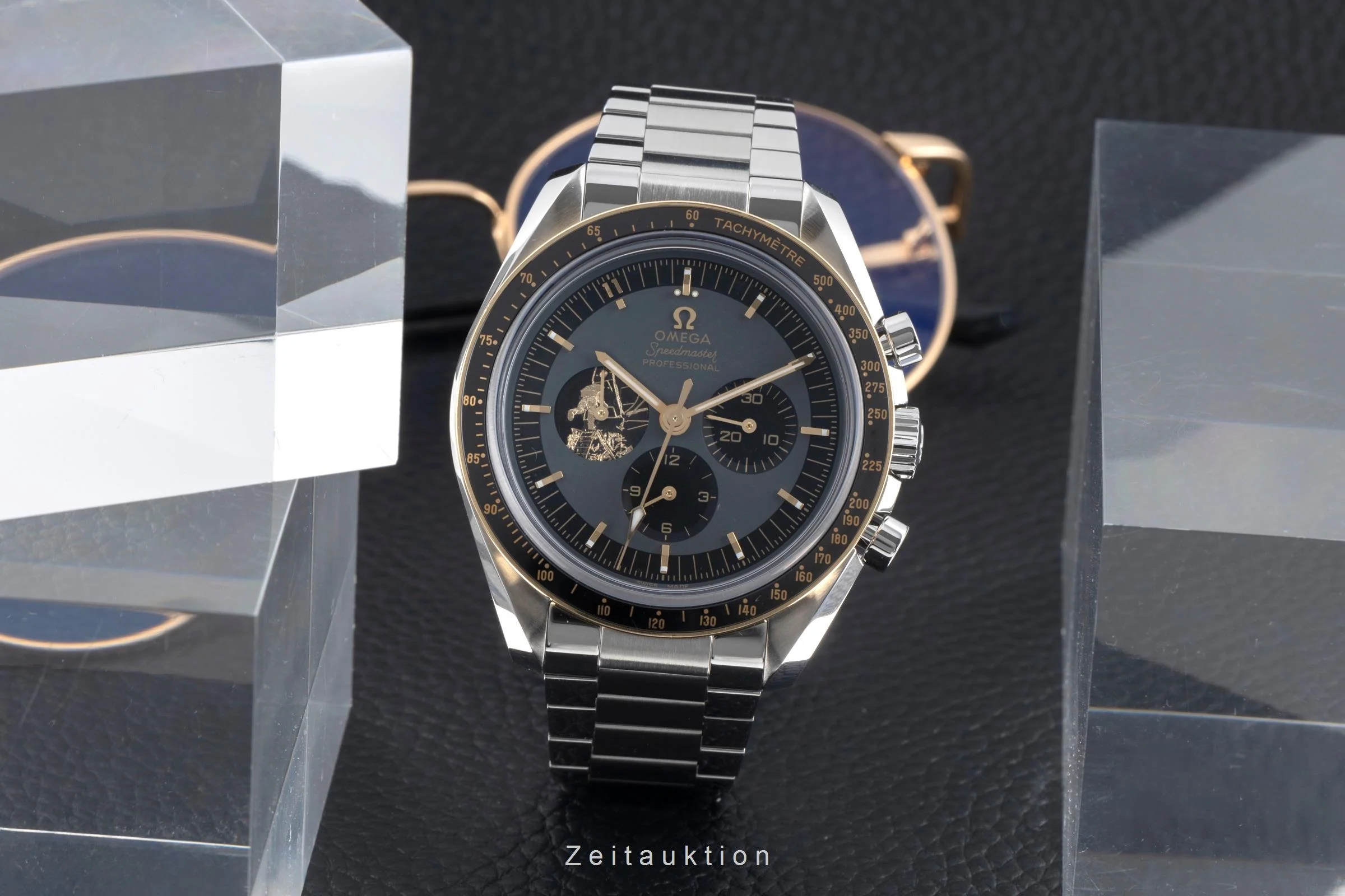 Omega Speedmaster Moonwatch chronograph steel / gold manual winding men's watch 310.20.42.50.01.001 Limited  [2600403] - Image 4