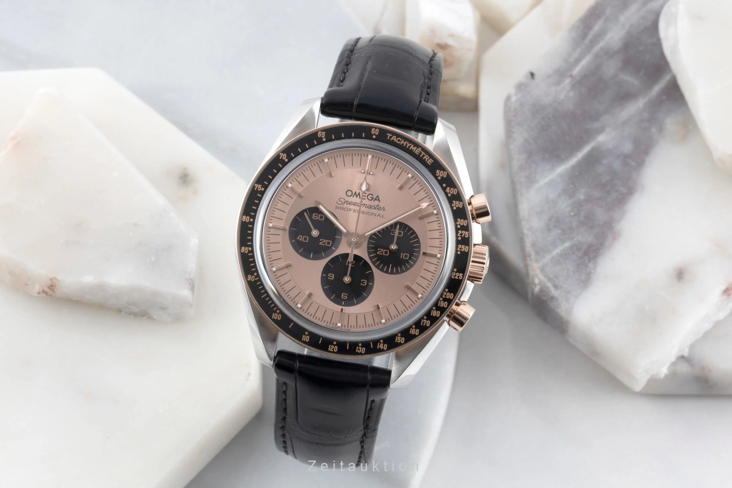 Omega Speedmaster Moonwatch chronograph steel / gold manual winding men's watch 310.23.42.50.99.001 LP: 12300EUR  [2600906] - Image 4