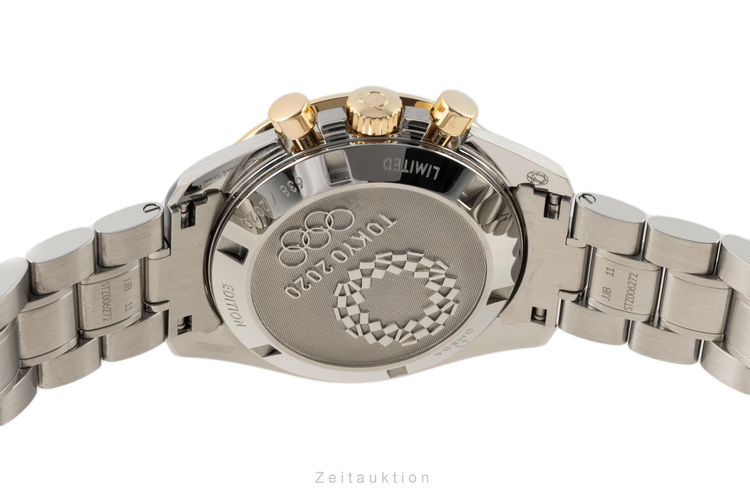 Omega Speedmaster Moonwatch chronograph steel / gold manual winding men's watch 522.20.42.30.01.001 Limited  [2304510] - Image 10