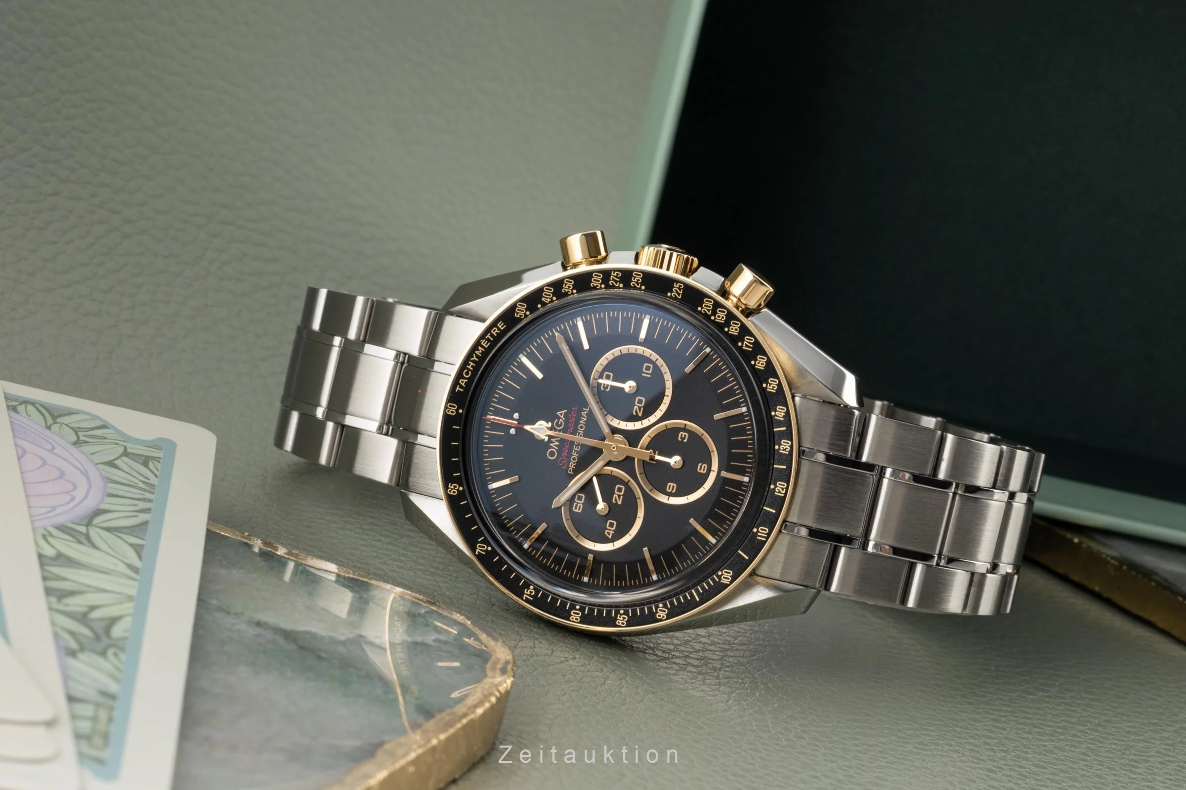 Omega Speedmaster Moonwatch chronograph steel / gold manual winding men's watch 522.20.42.30.01.001 Limited  [2304510] - Image 2