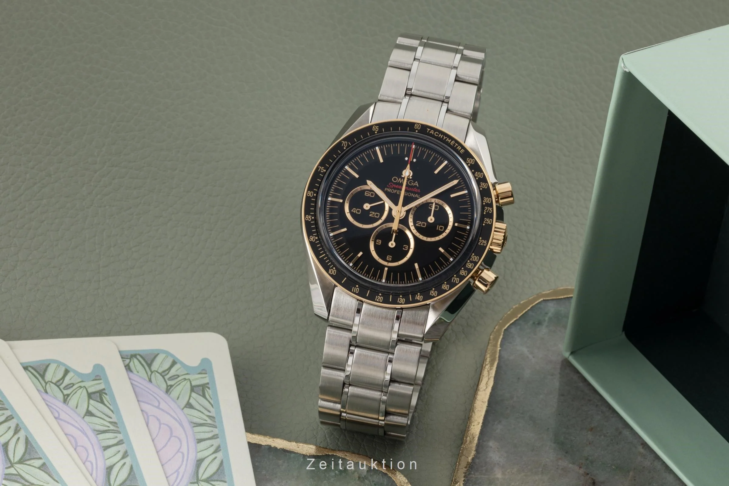Omega Speedmaster Moonwatch chronograph steel / gold manual winding men's watch 522.20.42.30.01.001 Limited  [2304510] - Image 3