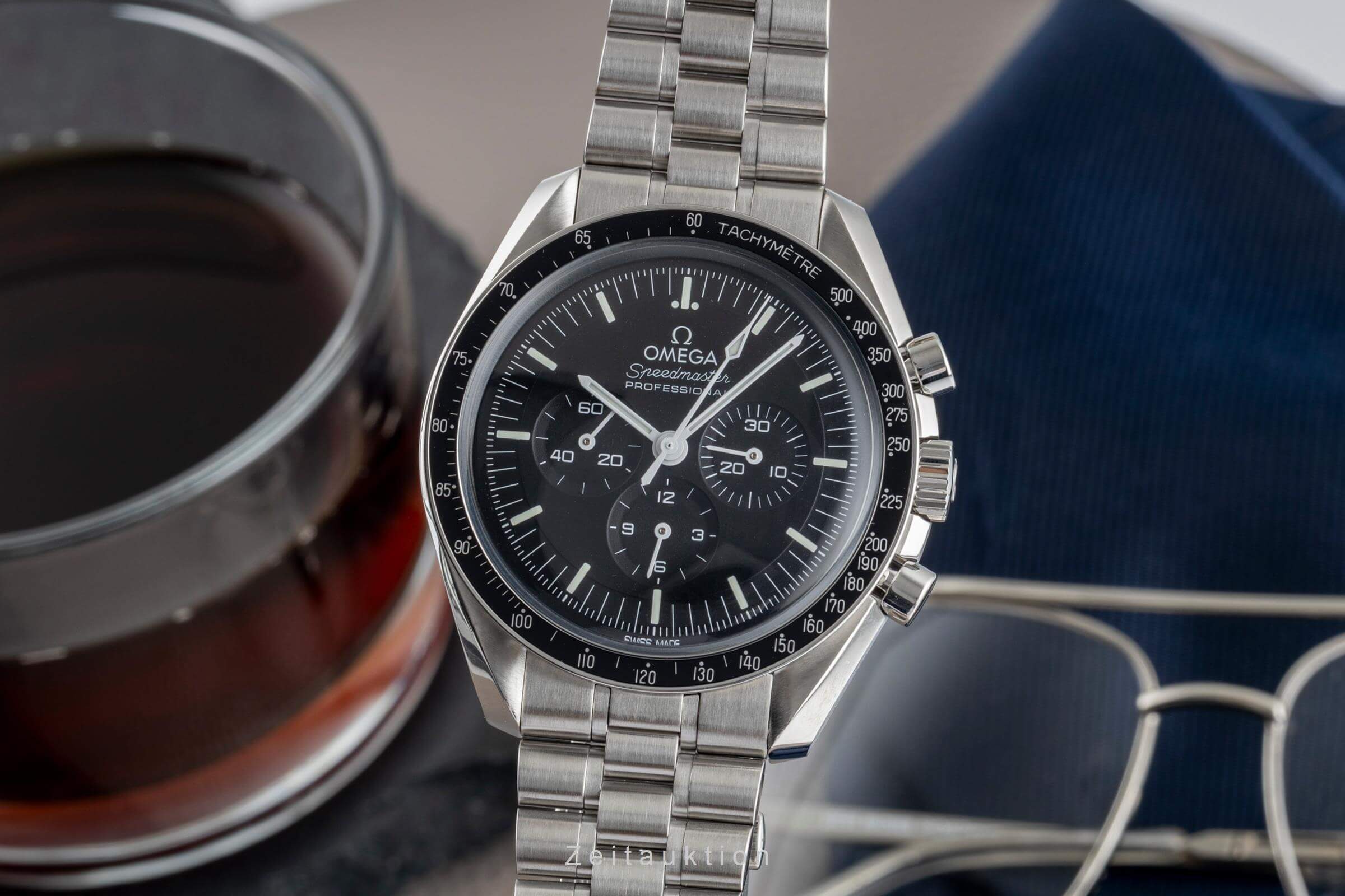 Omega Speedmaster Moonwatch chronograph steel manual winding men's watch 310.30.42.50.01.001 LP: 7600EUR  [2502437] - Image 2