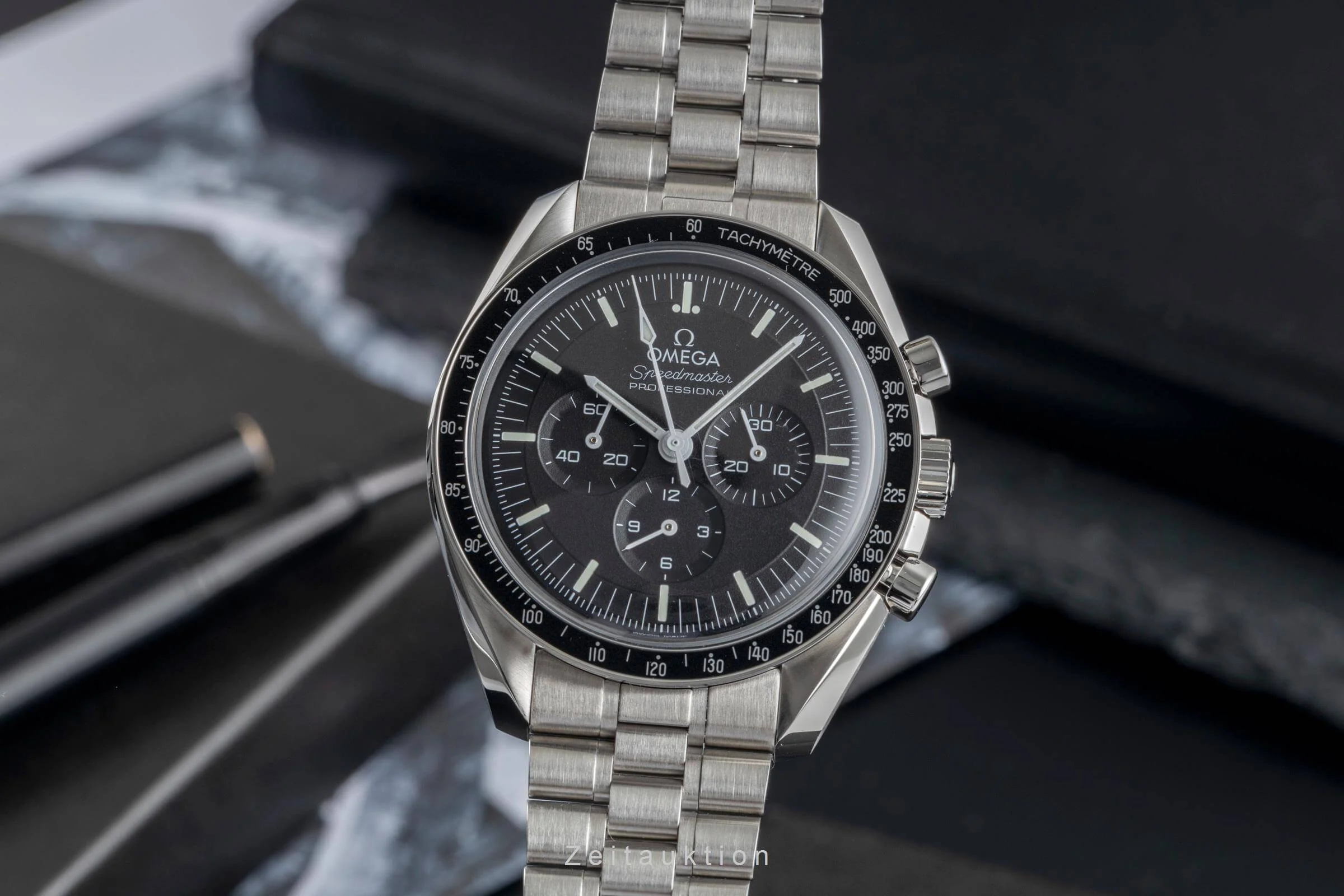 Omega Speedmaster Moonwatch chronograph steel manual winding men's watch 310.30.42.50.01.001 LP: 7600EUR  [2502547] - Image 2