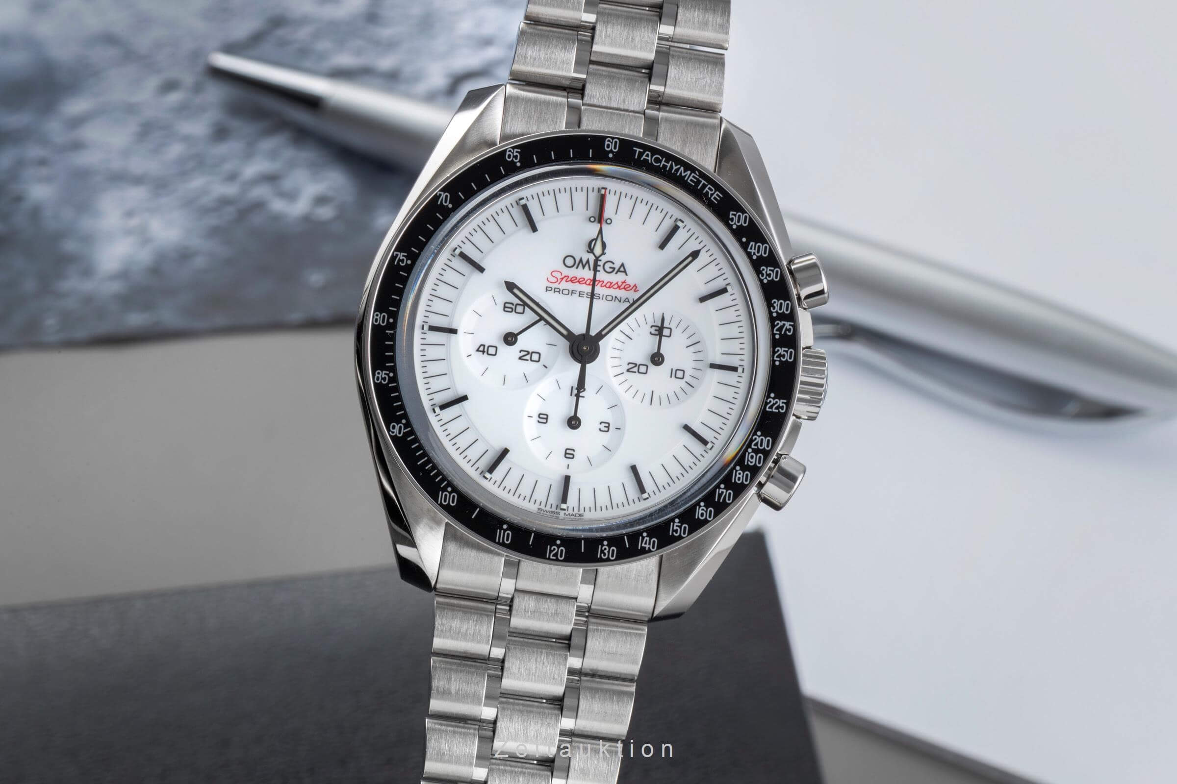 Omega Speedmaster Moonwatch chronograph steel manual winding men's watch 310.30.42.50.04.001 LP: 8800EUR  [2501670] - Image 2