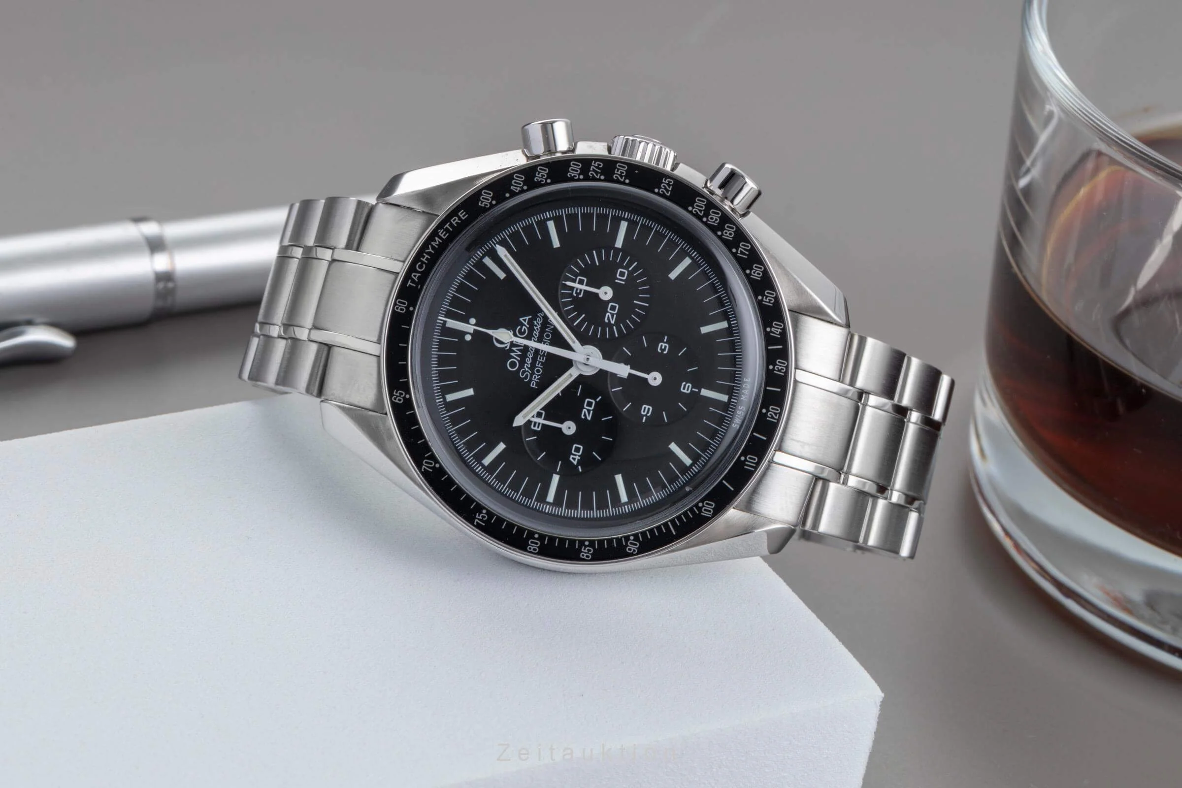 Omega Speedmaster Moonwatch chronograph steel manual winding men's watch 311.30.42.30.01.005 LP: 7600EUR  [2501293] - Image 3