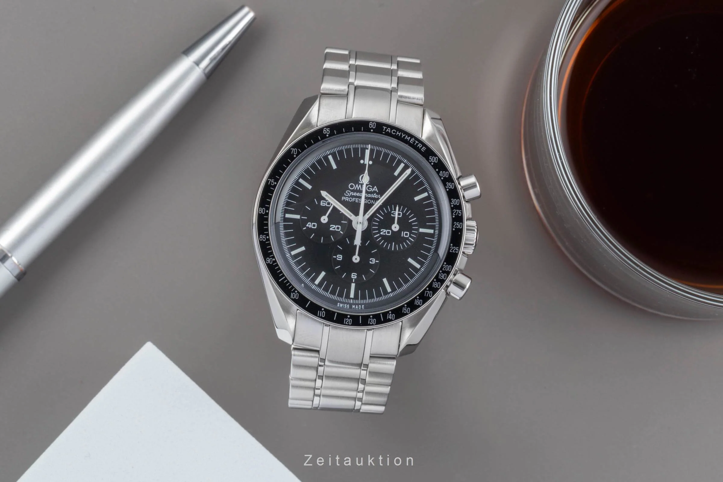 Omega Speedmaster Moonwatch chronograph steel manual winding men's watch 311.30.42.30.01.005 LP: 7600EUR  [2501293] - Image 4